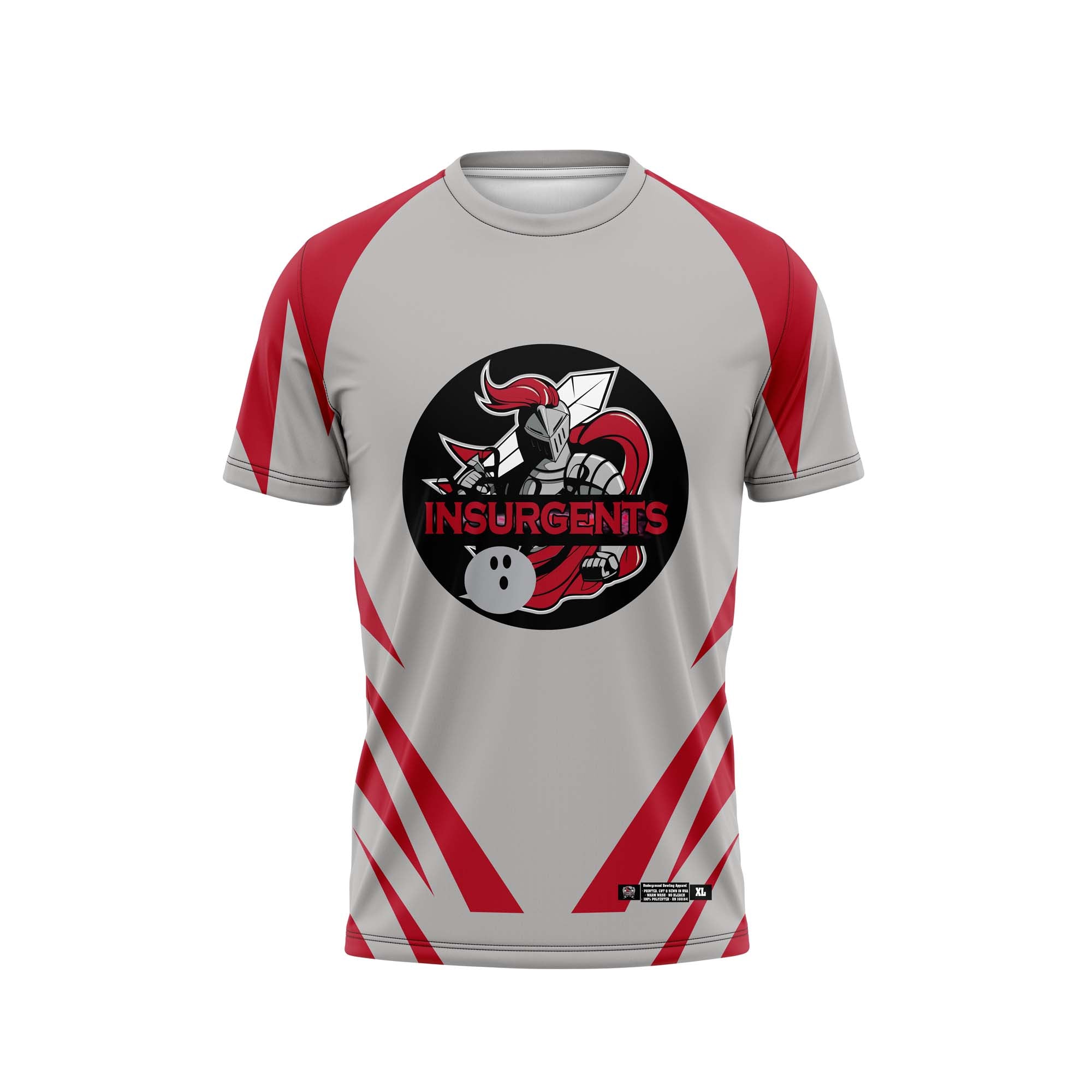 Insurgents Grey / Red Jersey