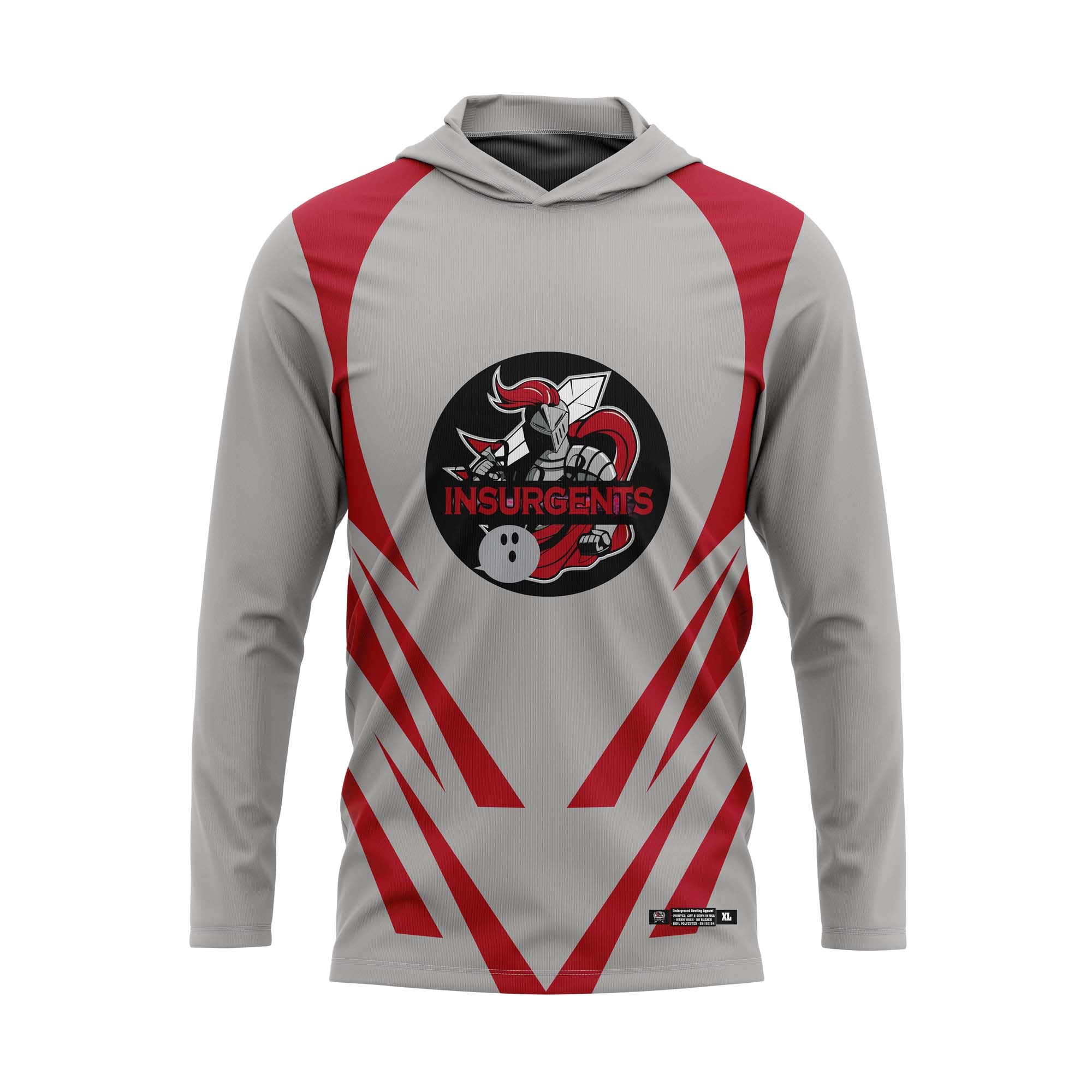 Insurgents Grey / Red Jersey