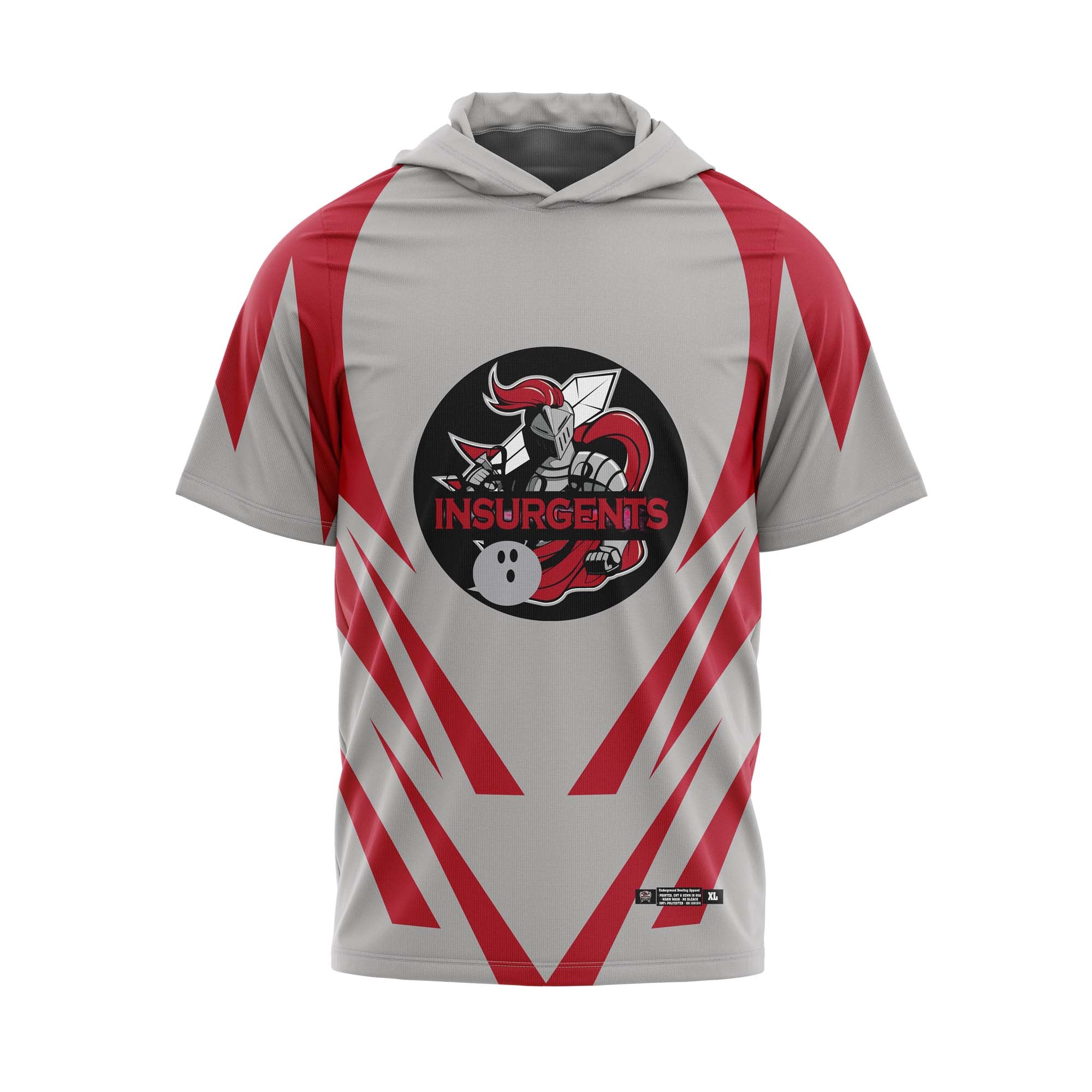 Insurgents Grey / Red Jersey