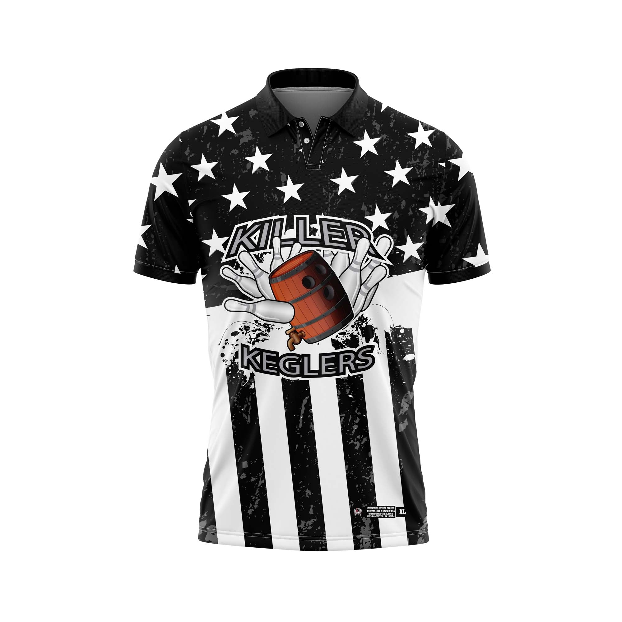 Killer Keglers Black Flag Jerseys