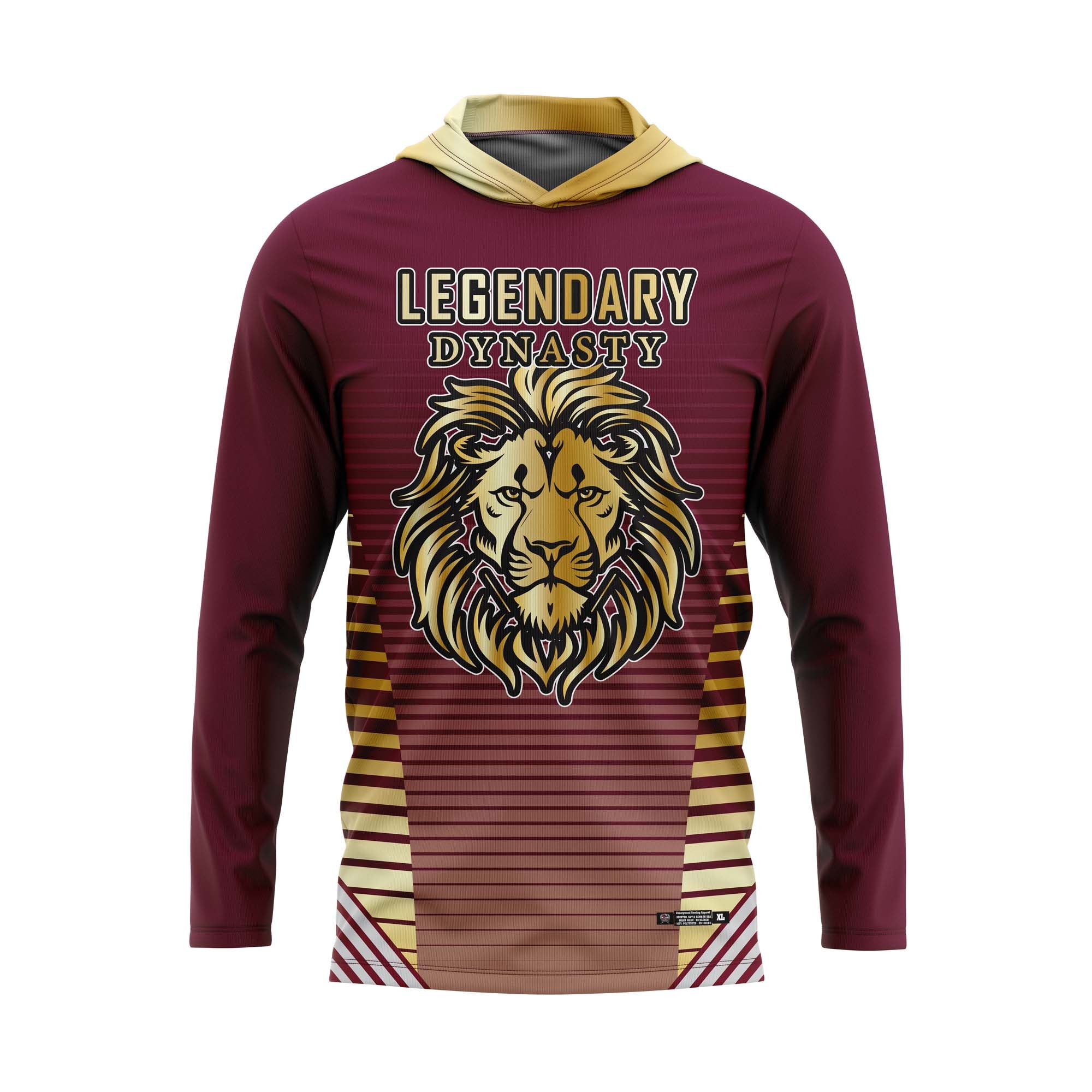 Legendary Dynasty Maroon Gold Jersey