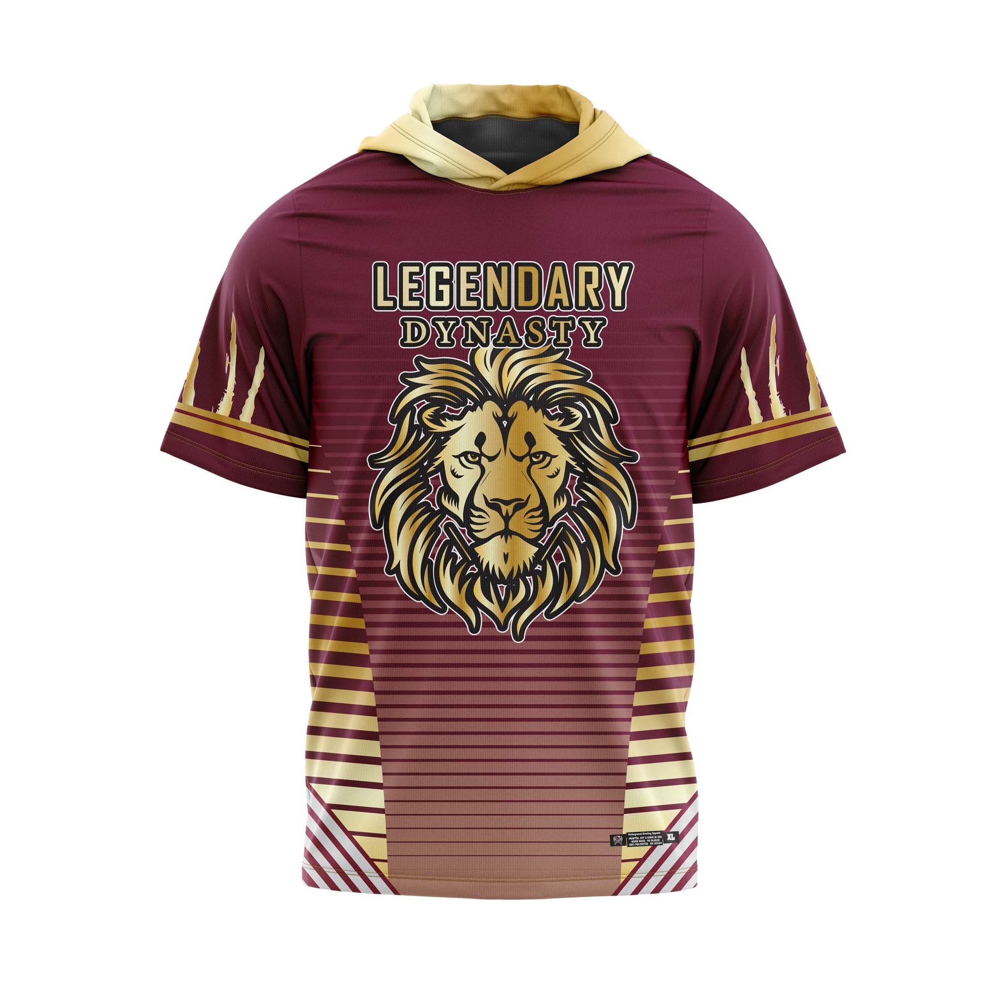 Legendary Dynasty Maroon Gold Jersey