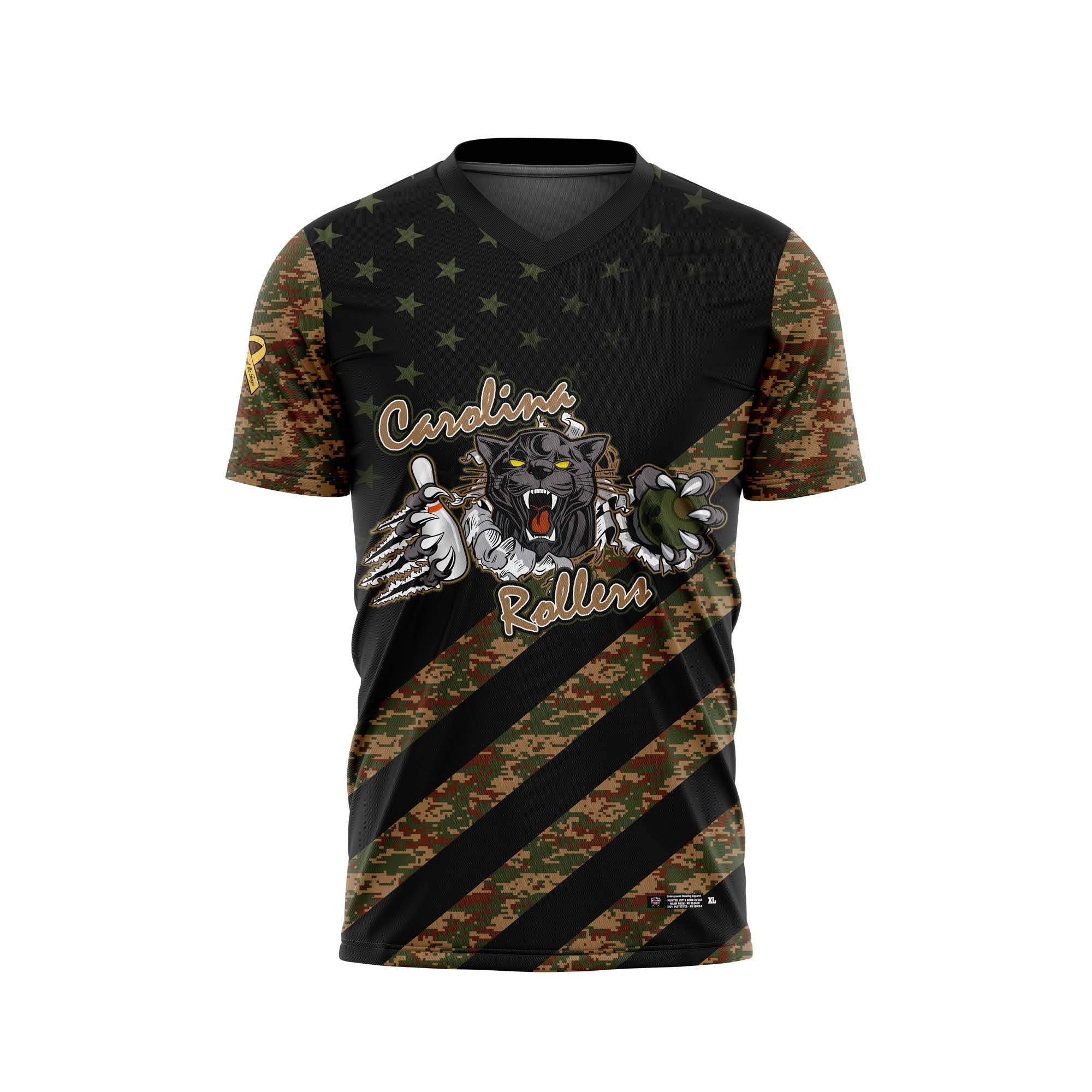 Carolina Rollers Military Jersey