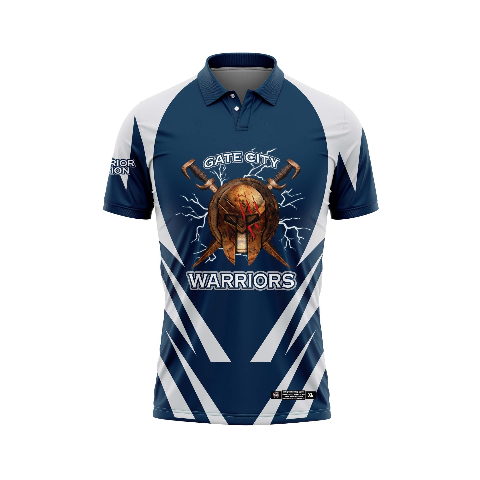 Gate City Warriors Navy / Silver Jersey