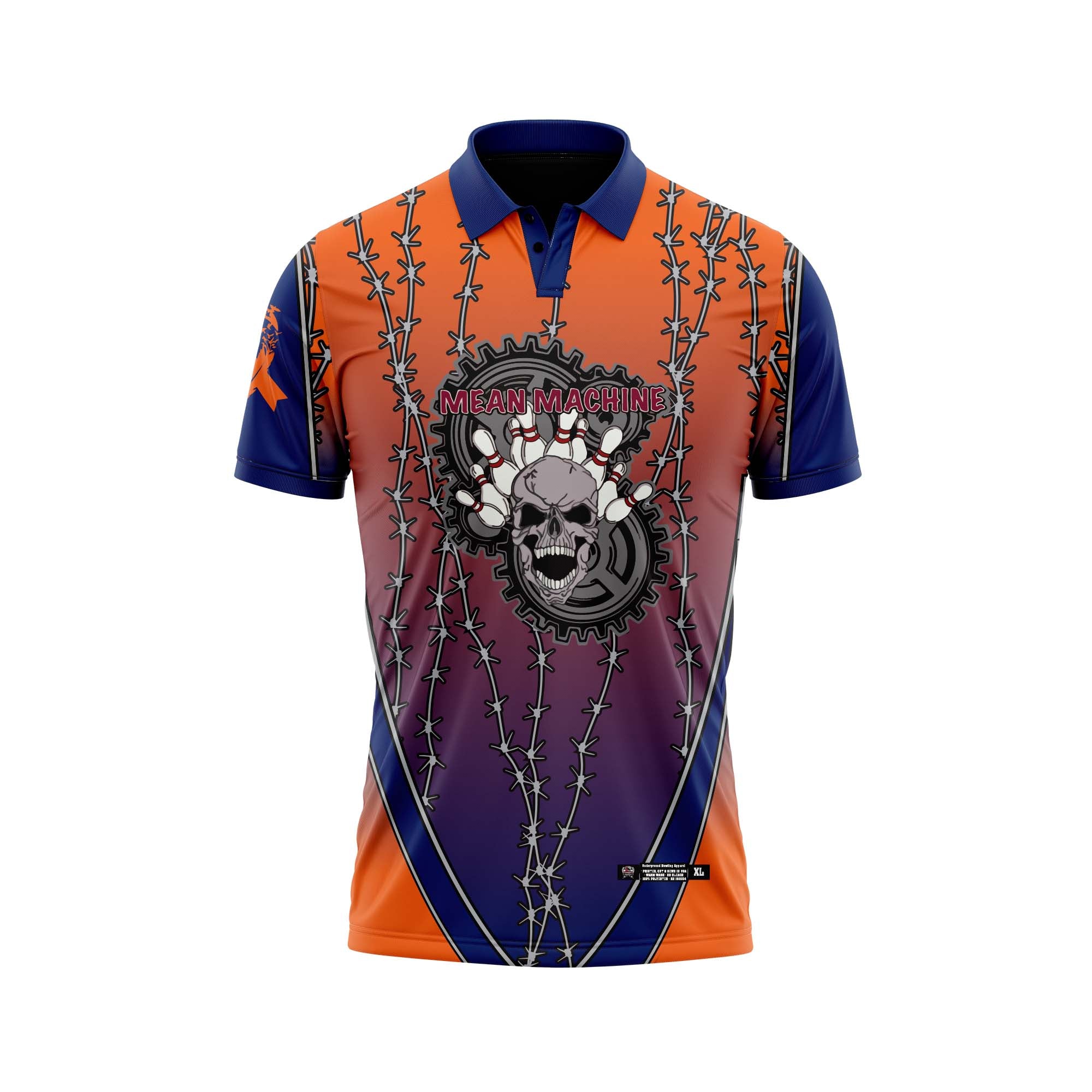 Mean Machine Orange Blue Jersey