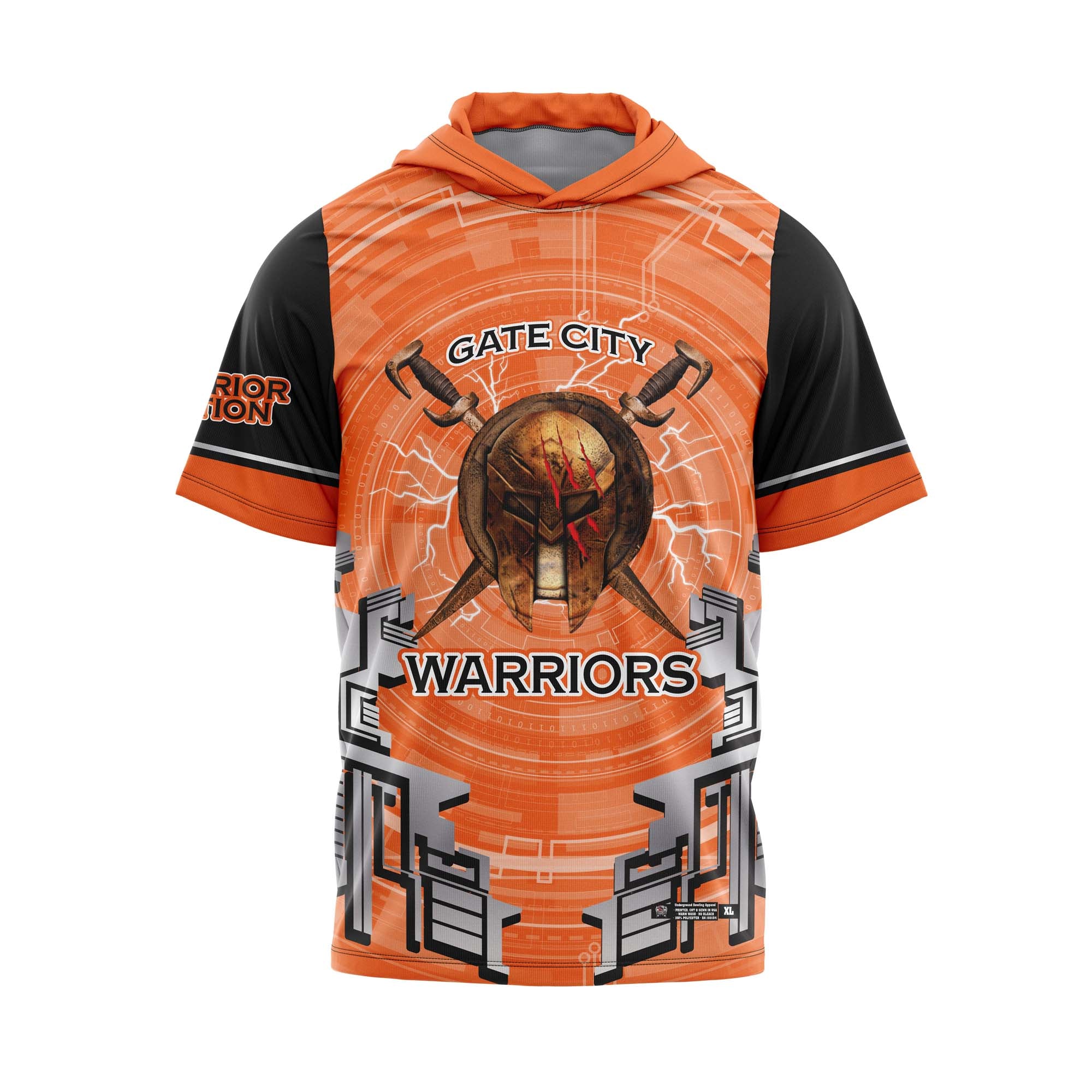 Gate City Warriors Orange / Silver Jersey