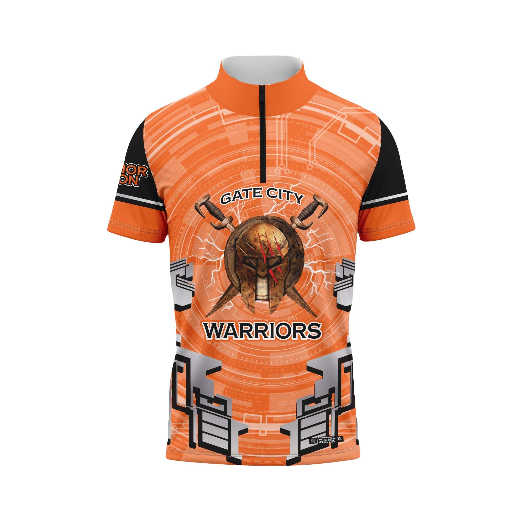 Gate City Warriors Orange / Silver Jersey