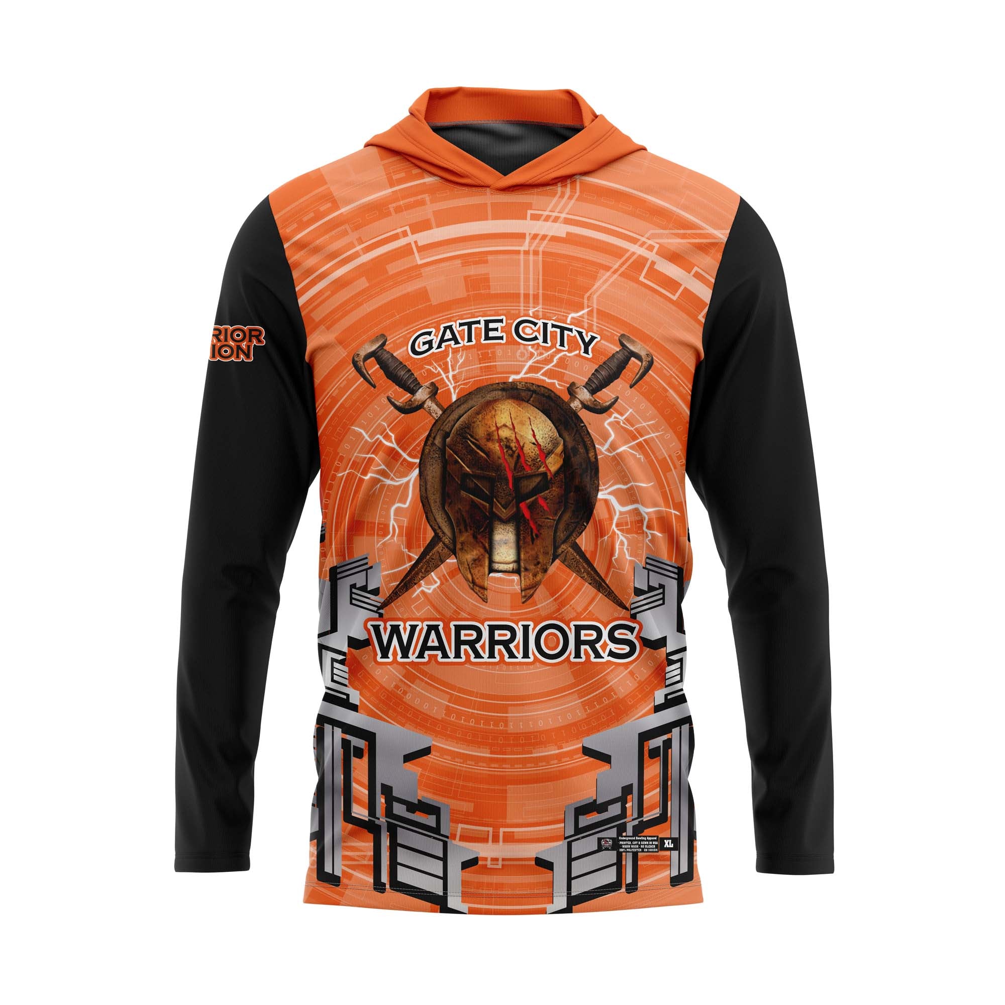 Gate City Warriors Orange / Silver Jersey