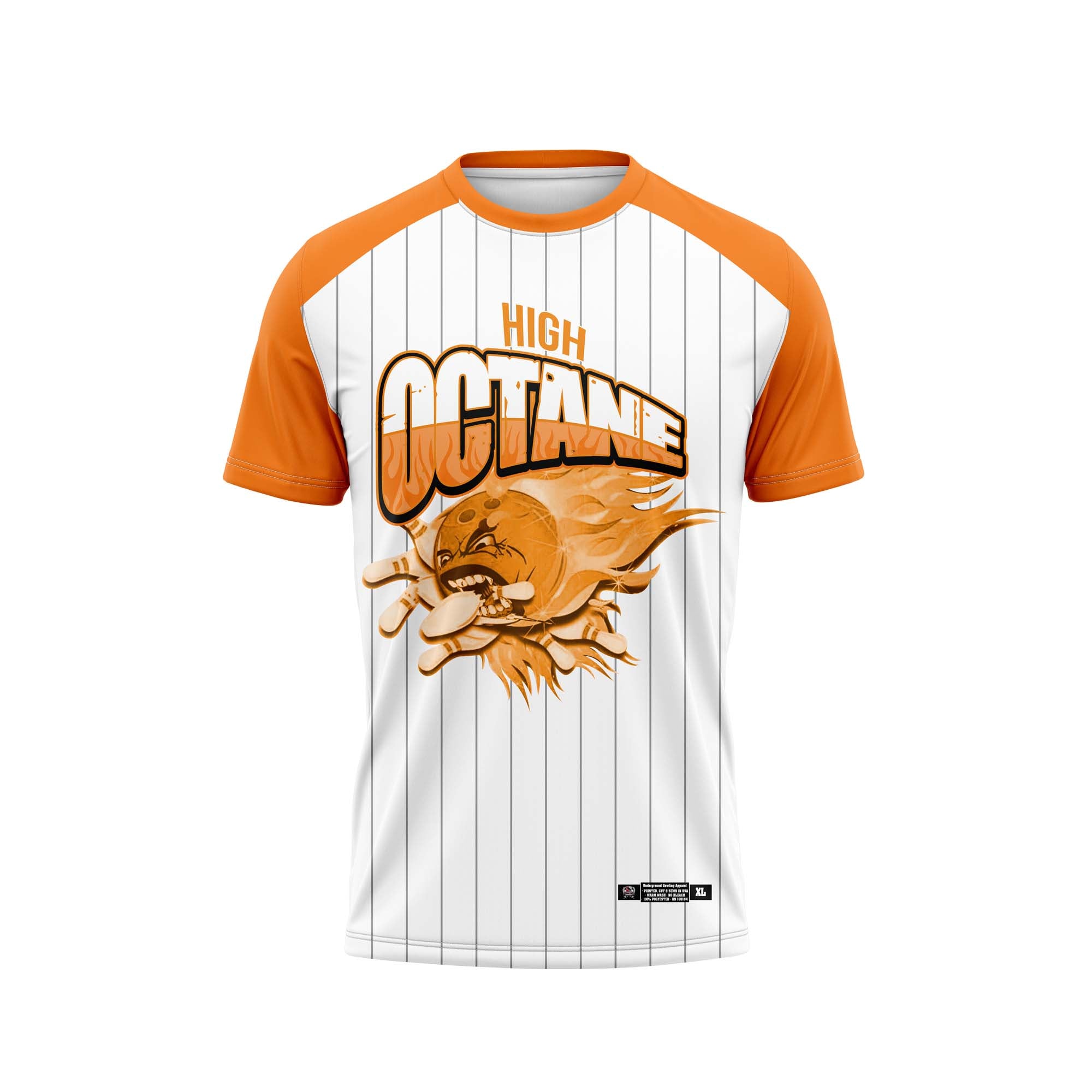 High Octane Orange White Jersey