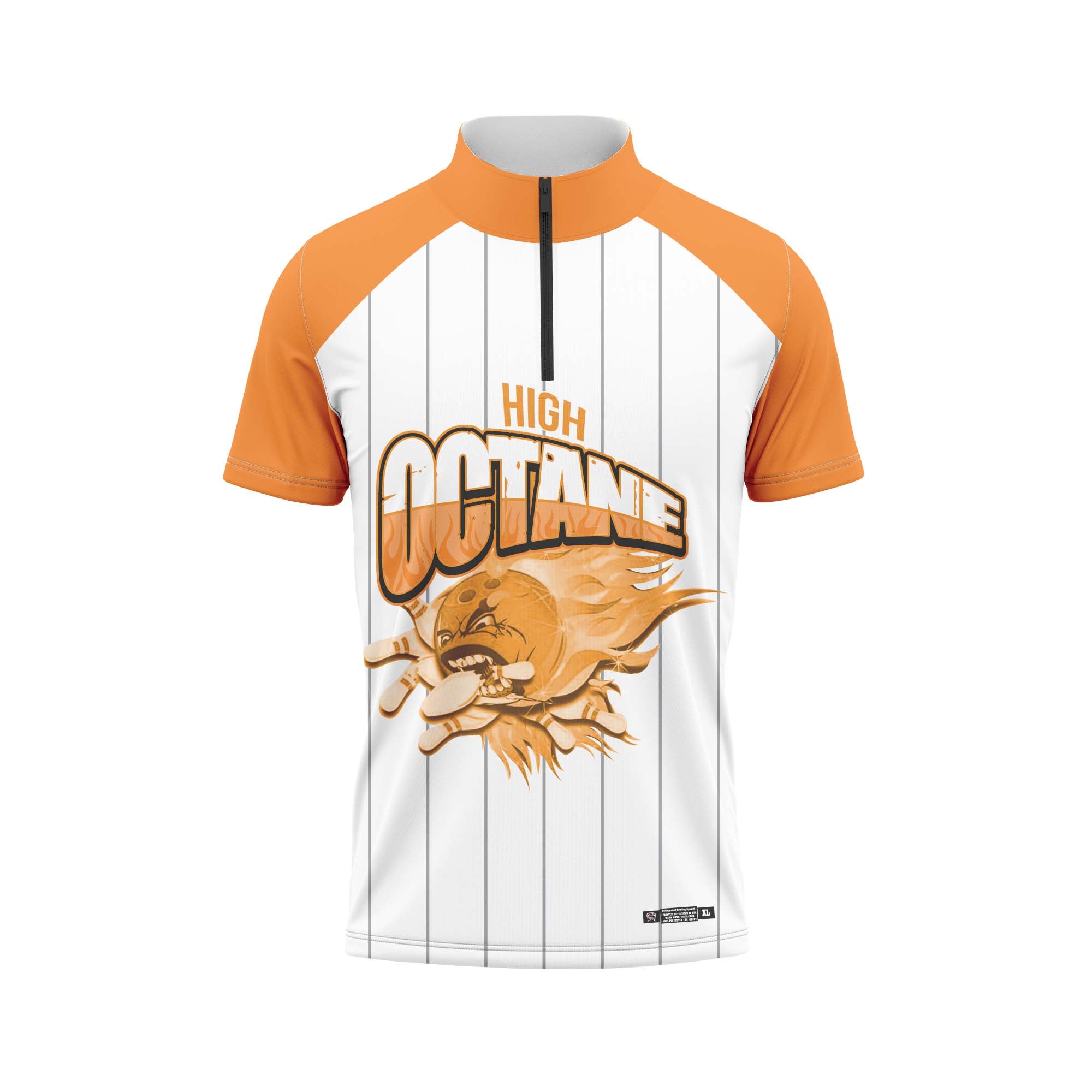 High Octane Orange White Jersey