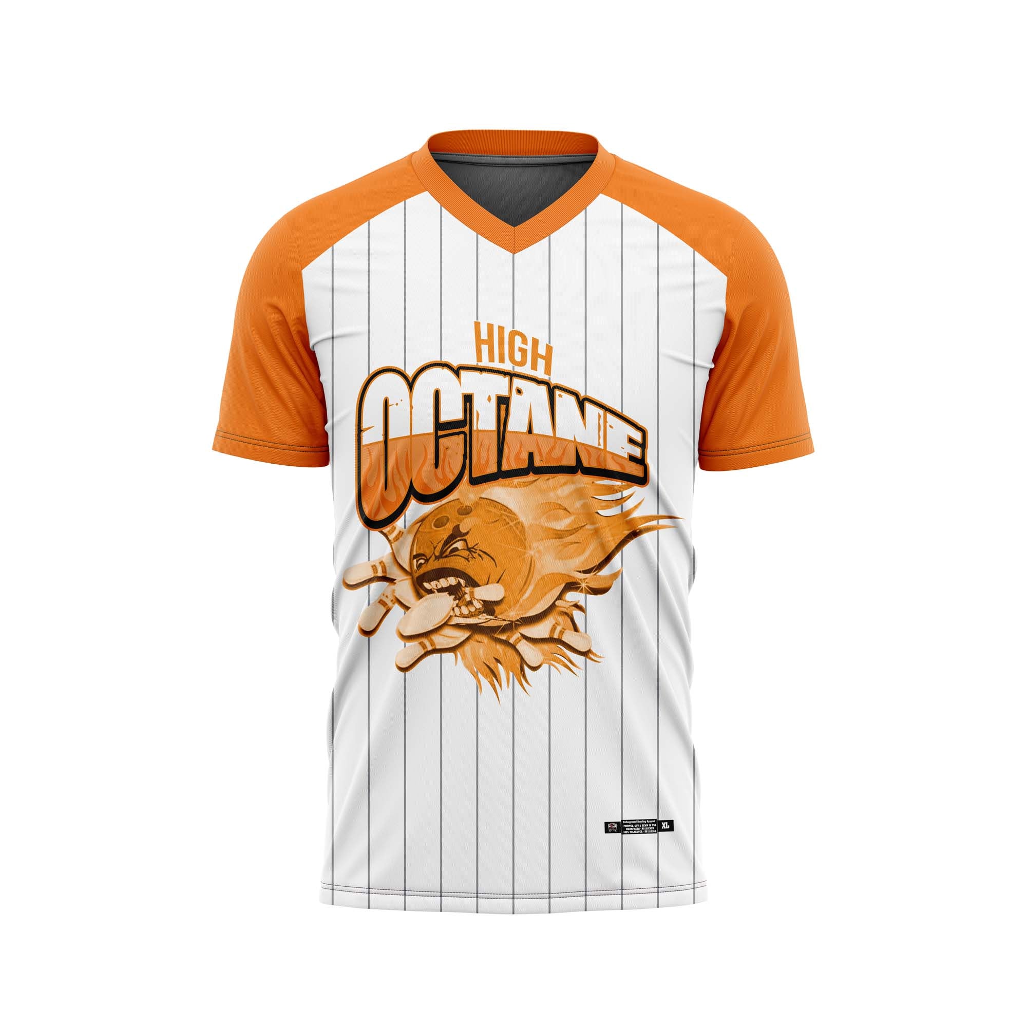 High Octane Orange White Jersey