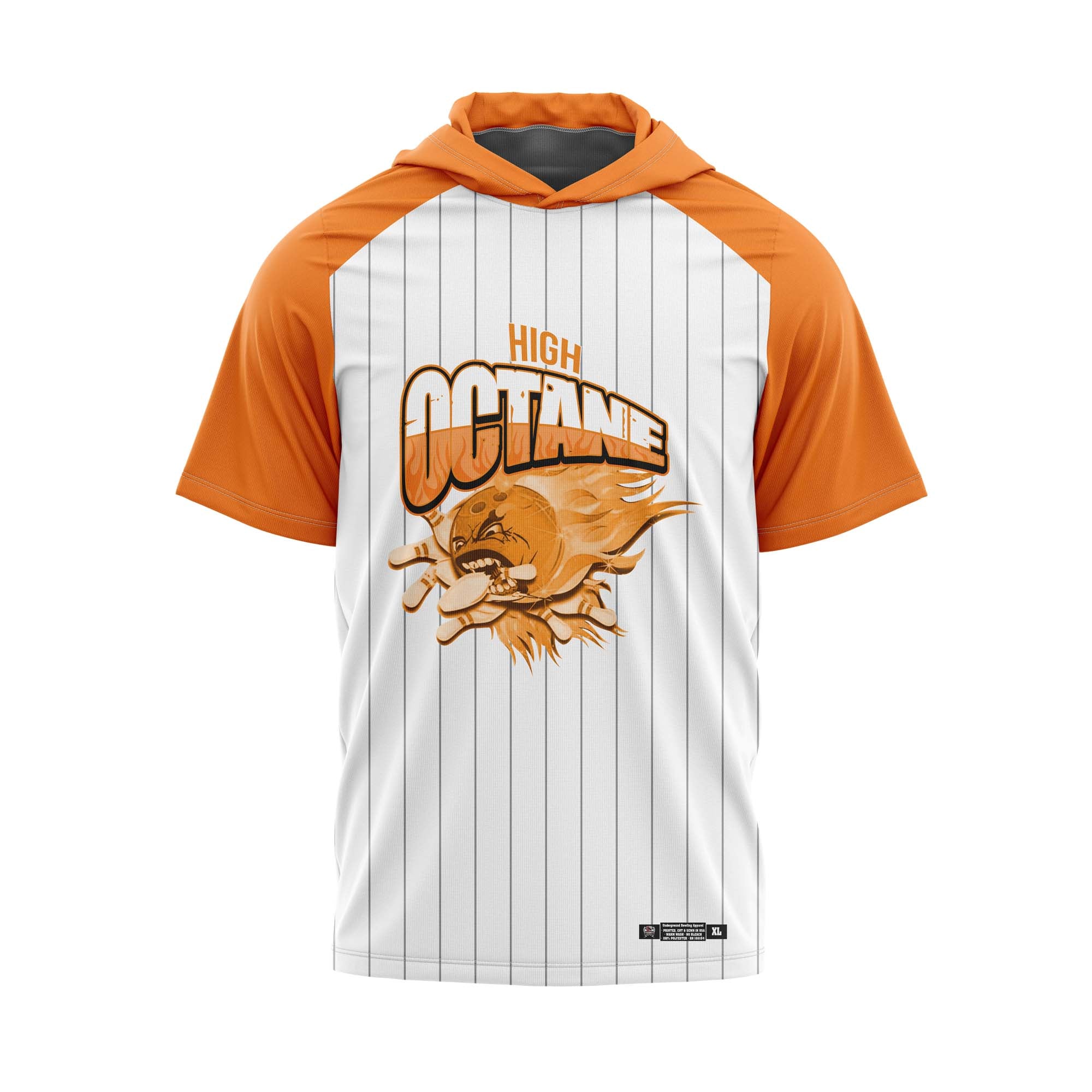 High Octane Orange White Jersey