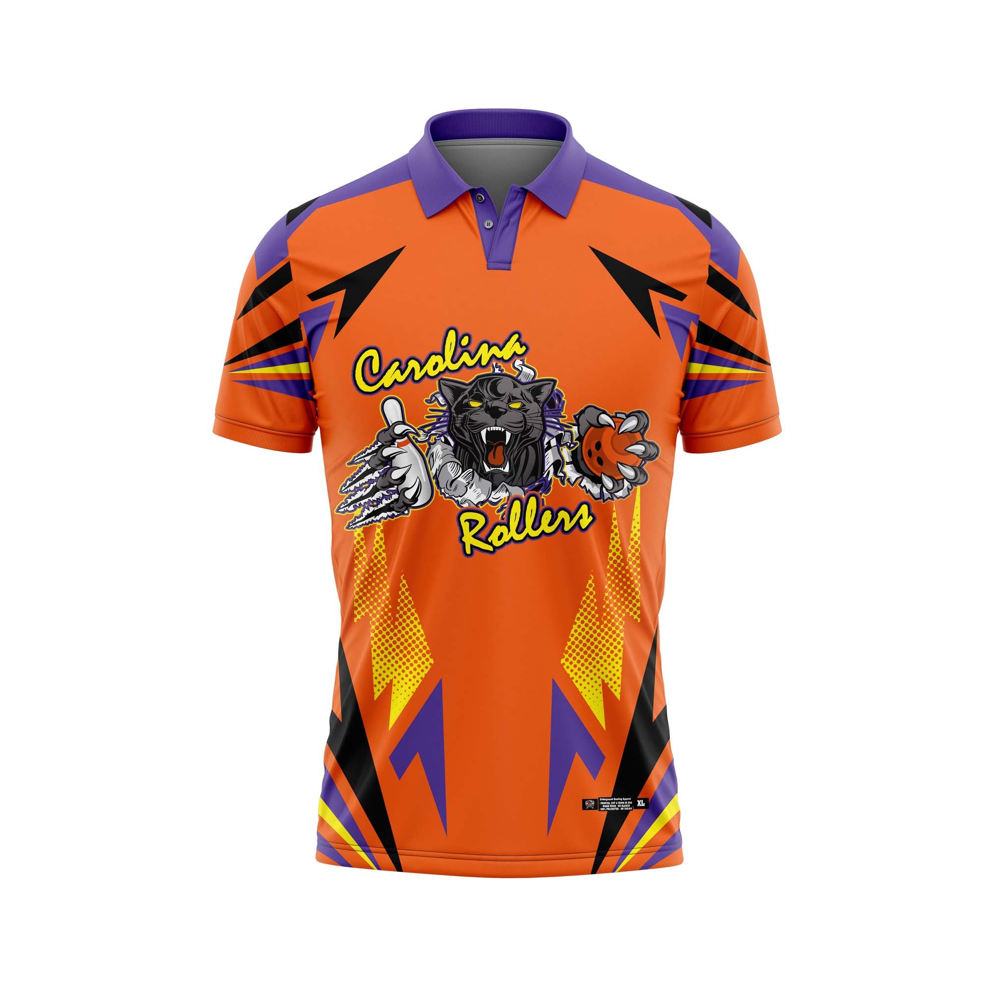 Carolina Rollers Orange Jersey