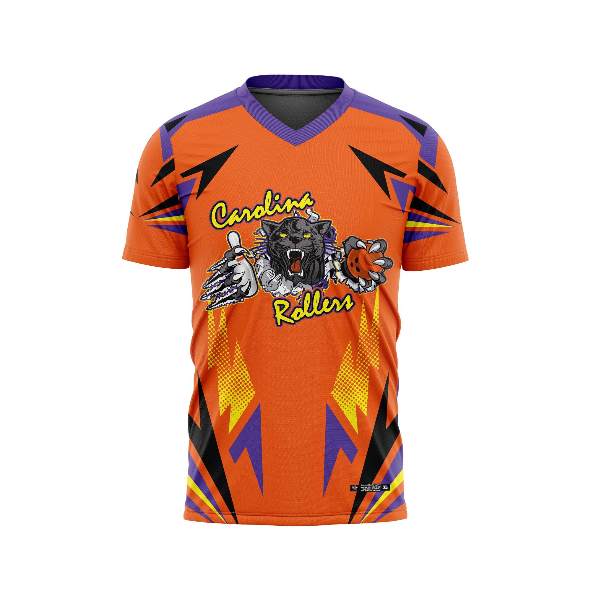 Carolina Rollers Orange Jersey