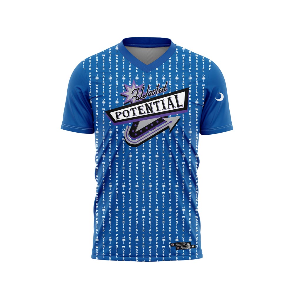 Wasted Potential Palmetto Blues Jerseys