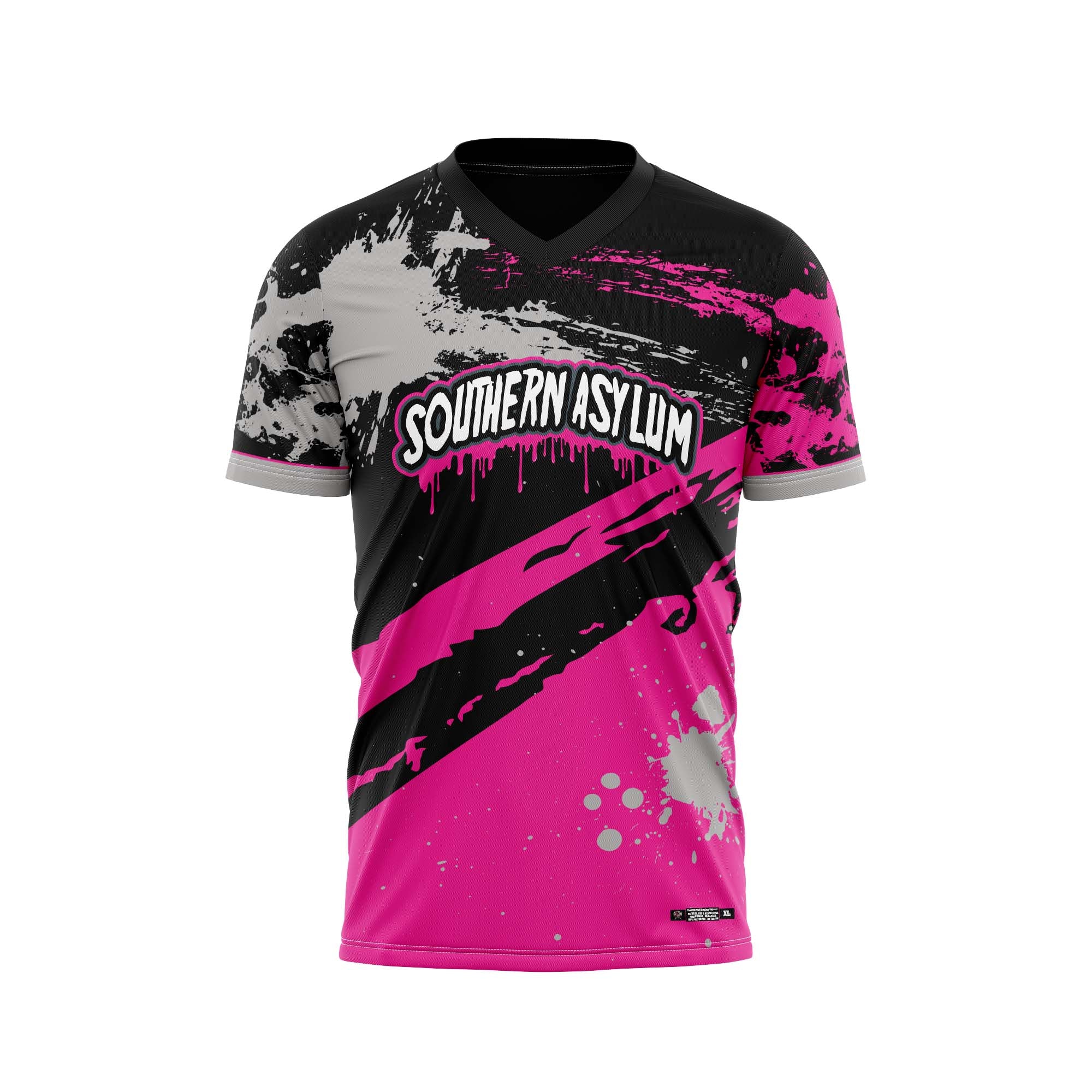 Southern Asylum Pink Splatter Jersey