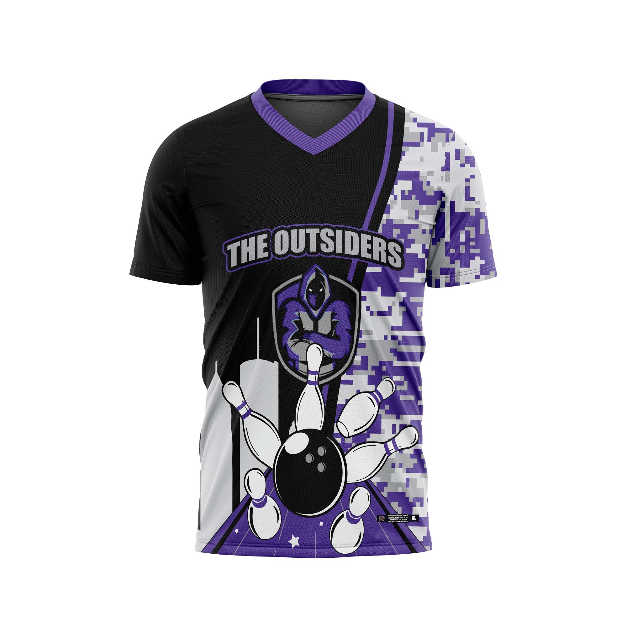 The Outsiders Purple Camo Jersey