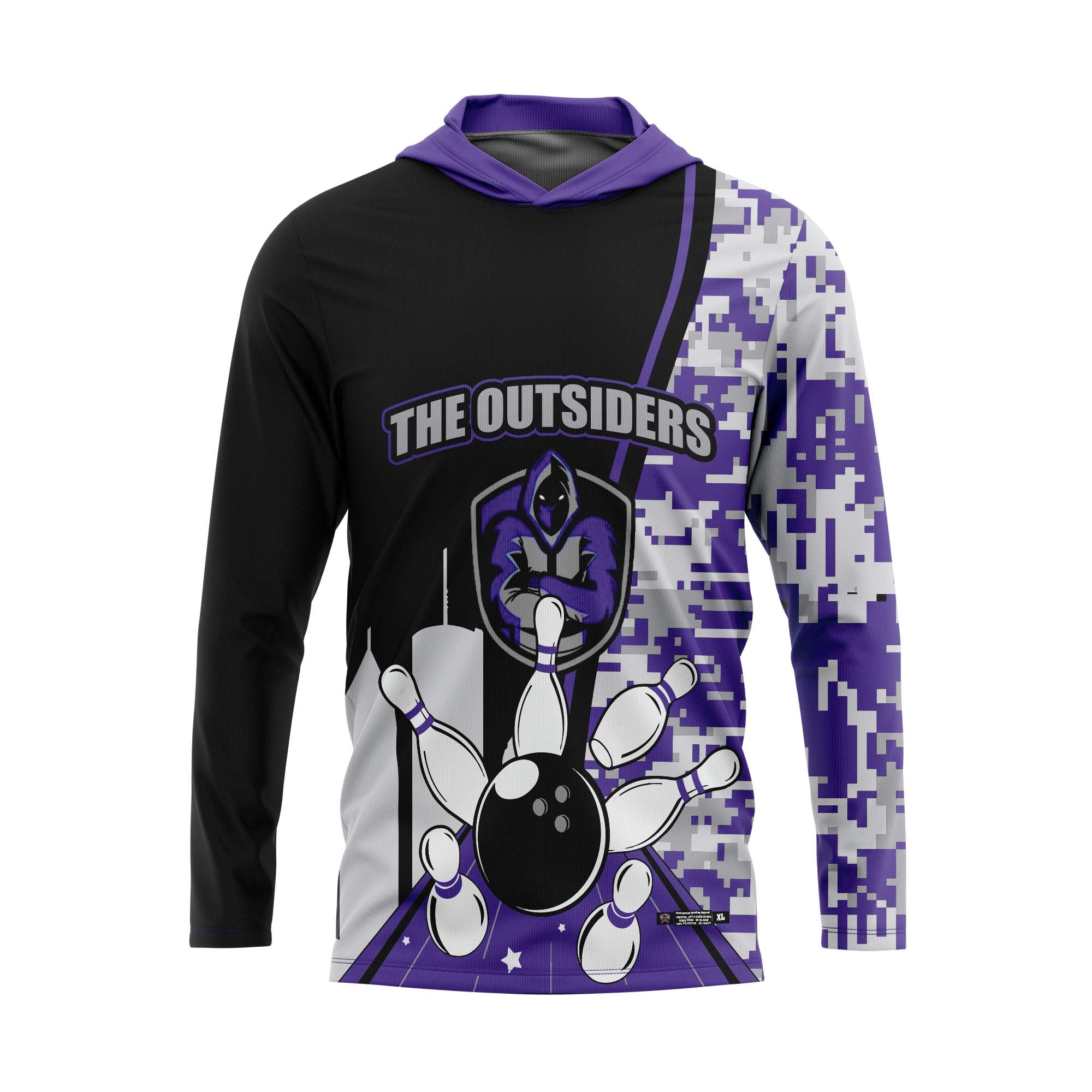 The Outsiders Purple Camo Jersey