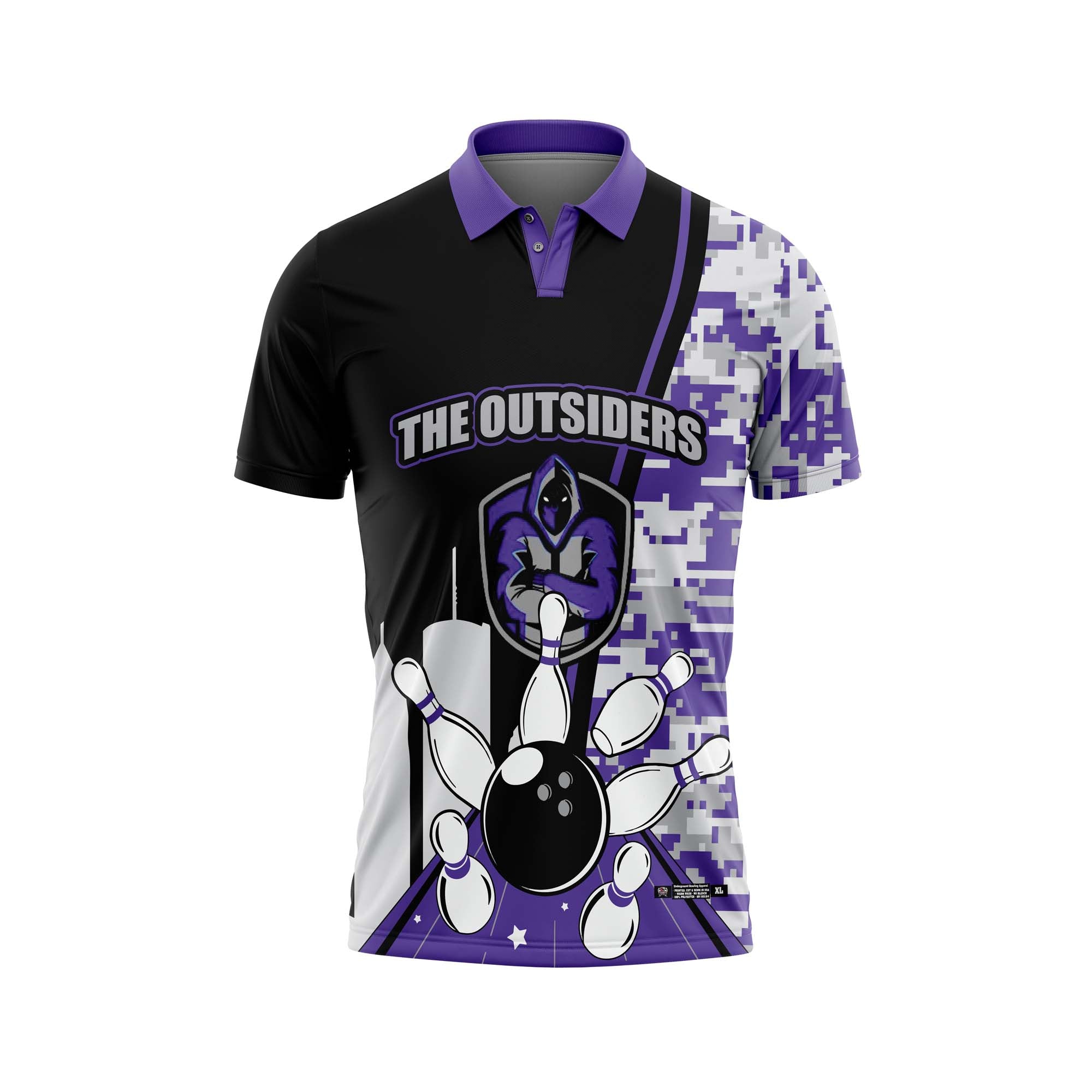 The Outsiders Purple Camo Jersey