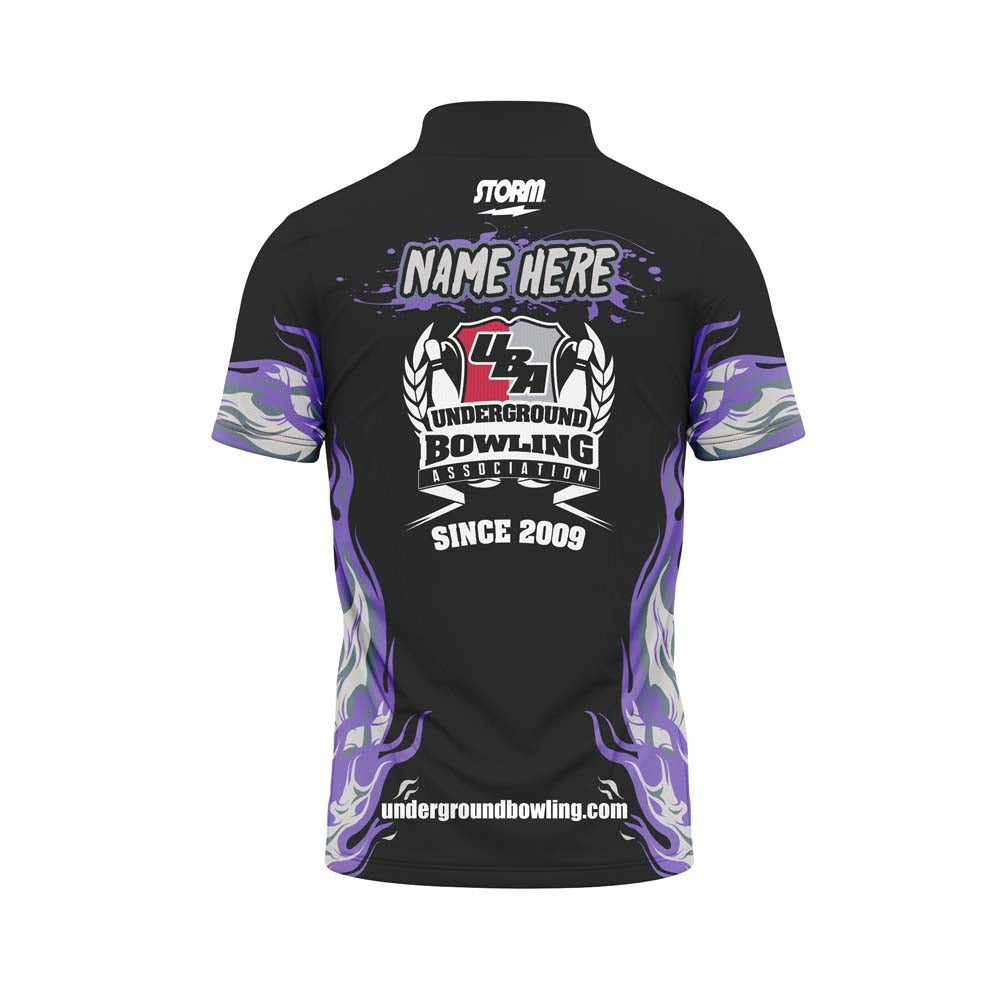 Southern Asylum Purple Gray Flame Jersey