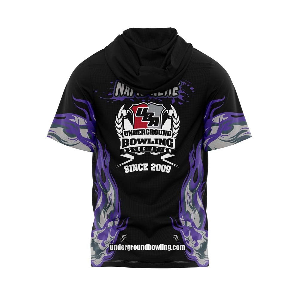 Southern Asylum Purple Gray Flame Jersey