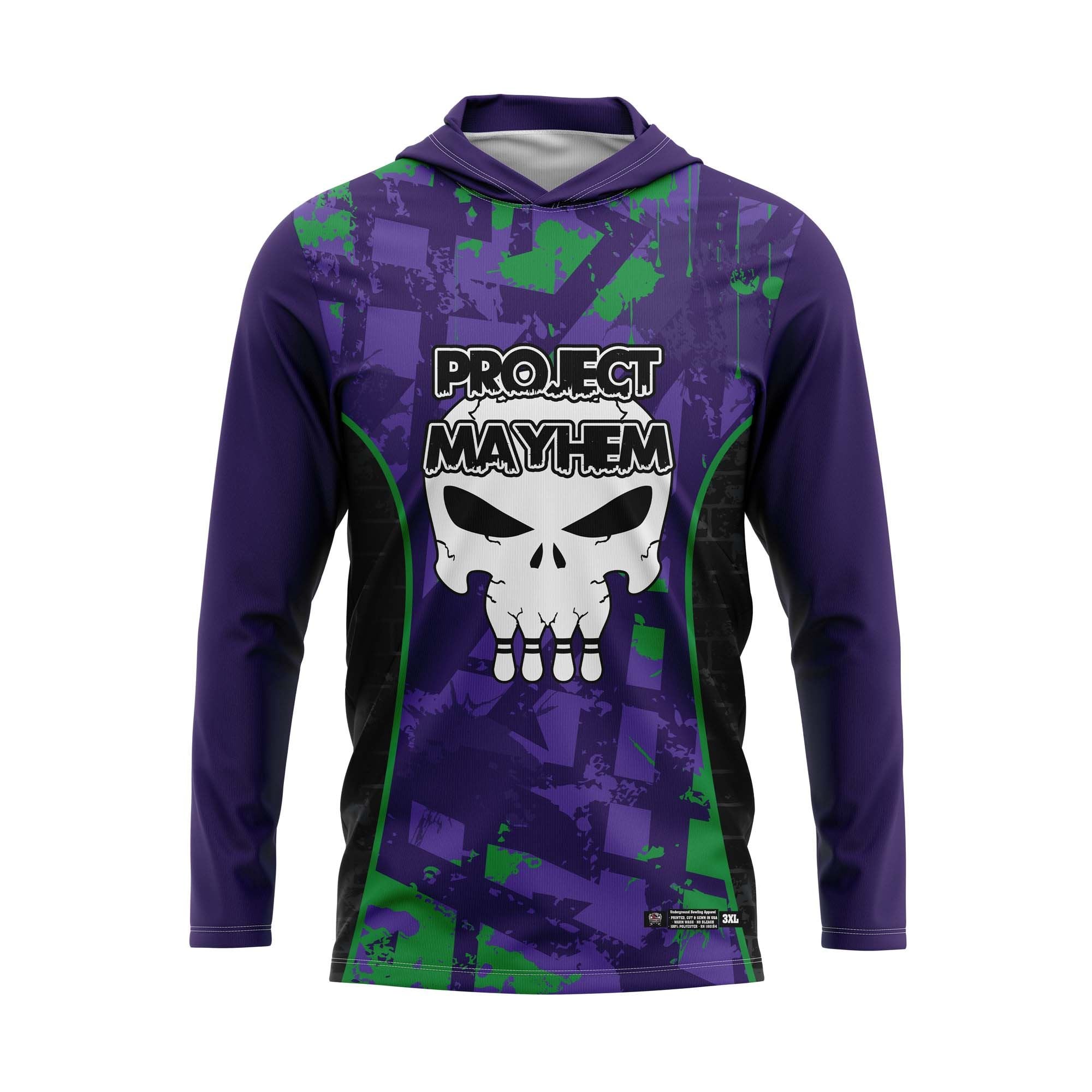 Project Mayhem Purple Green Jersey