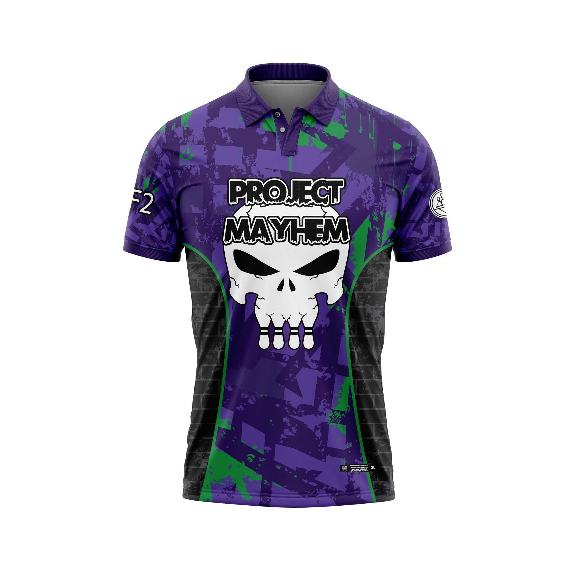 Project Mayhem Purple Green Jersey