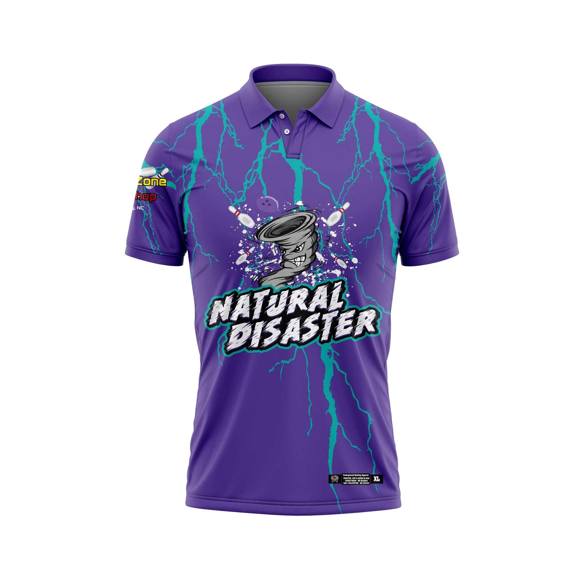 Natural Disaster Purple Lightning Jerseys