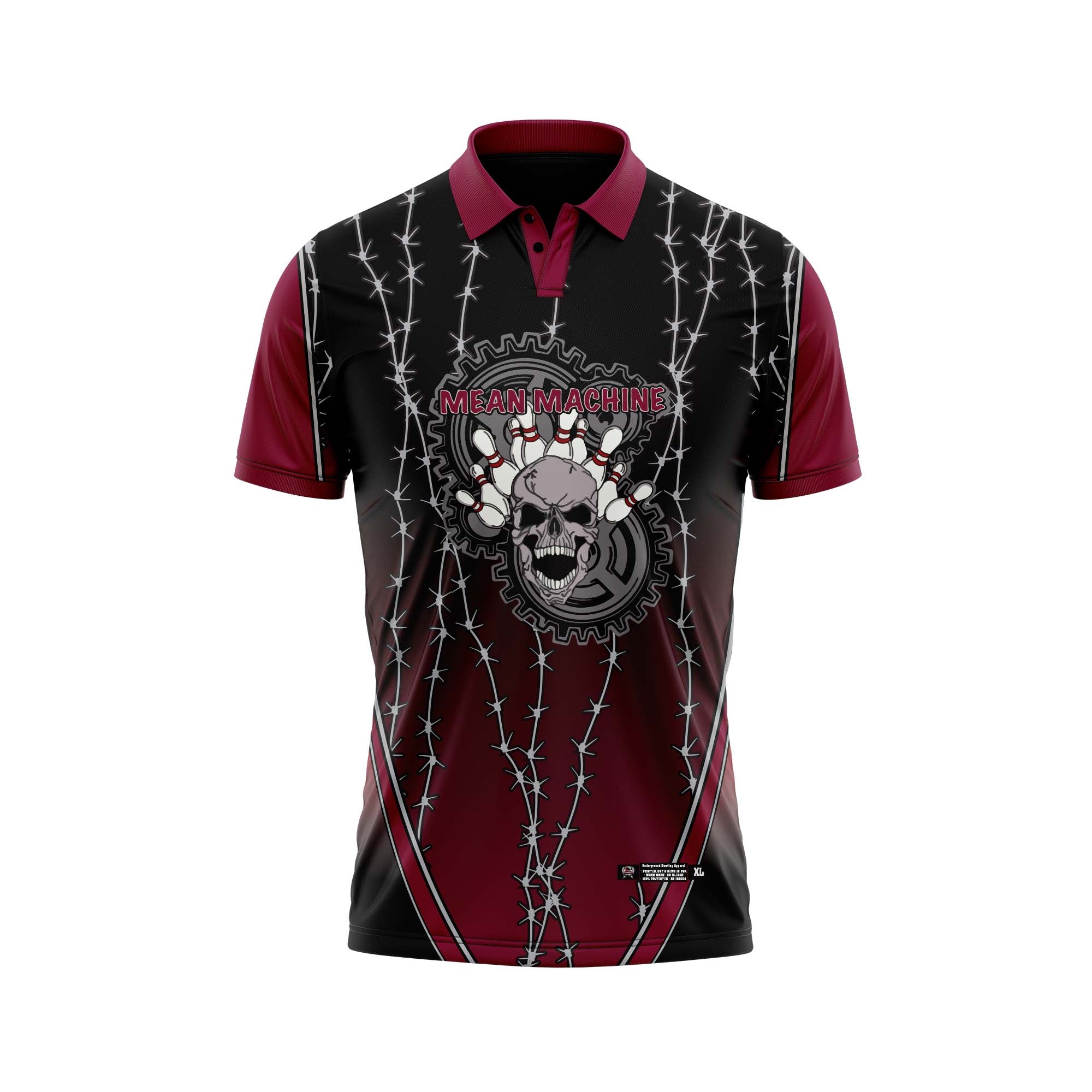 Mean Machine Red Black Jersey