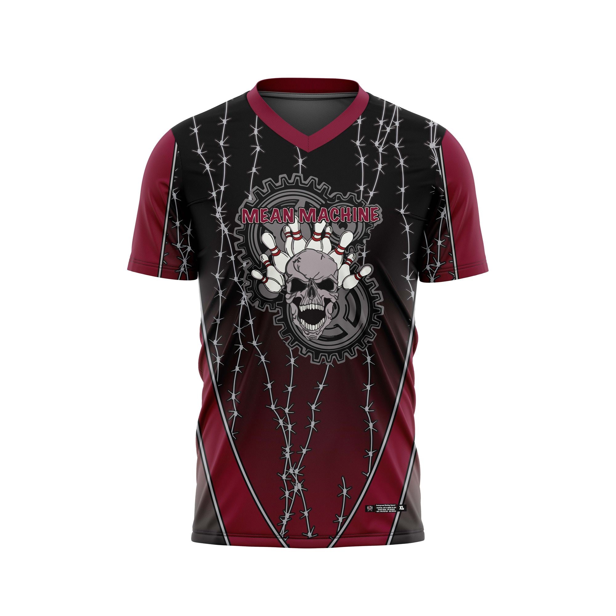 Mean Machine Red and Black Jersey