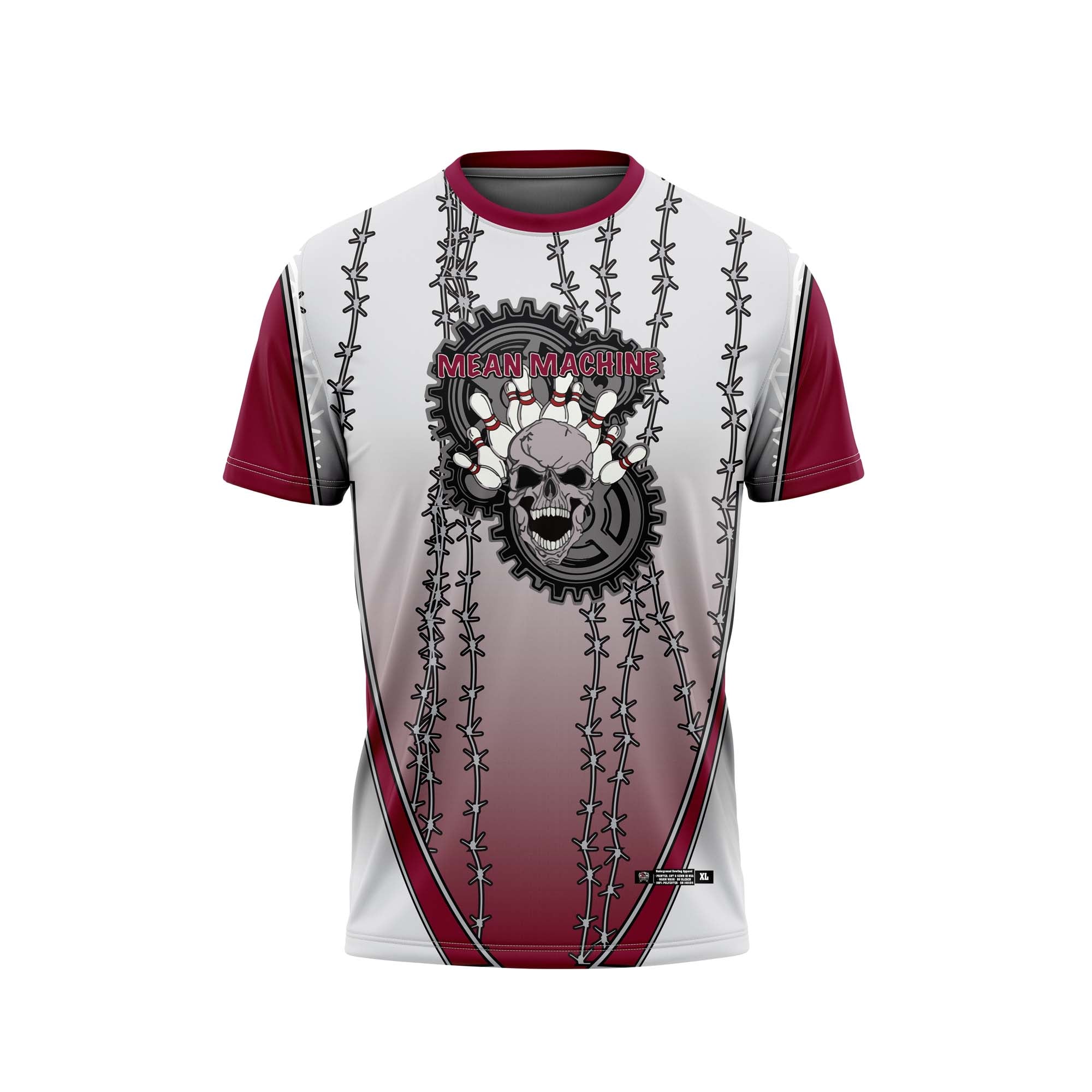 Mean Machine Red Silver Jersey