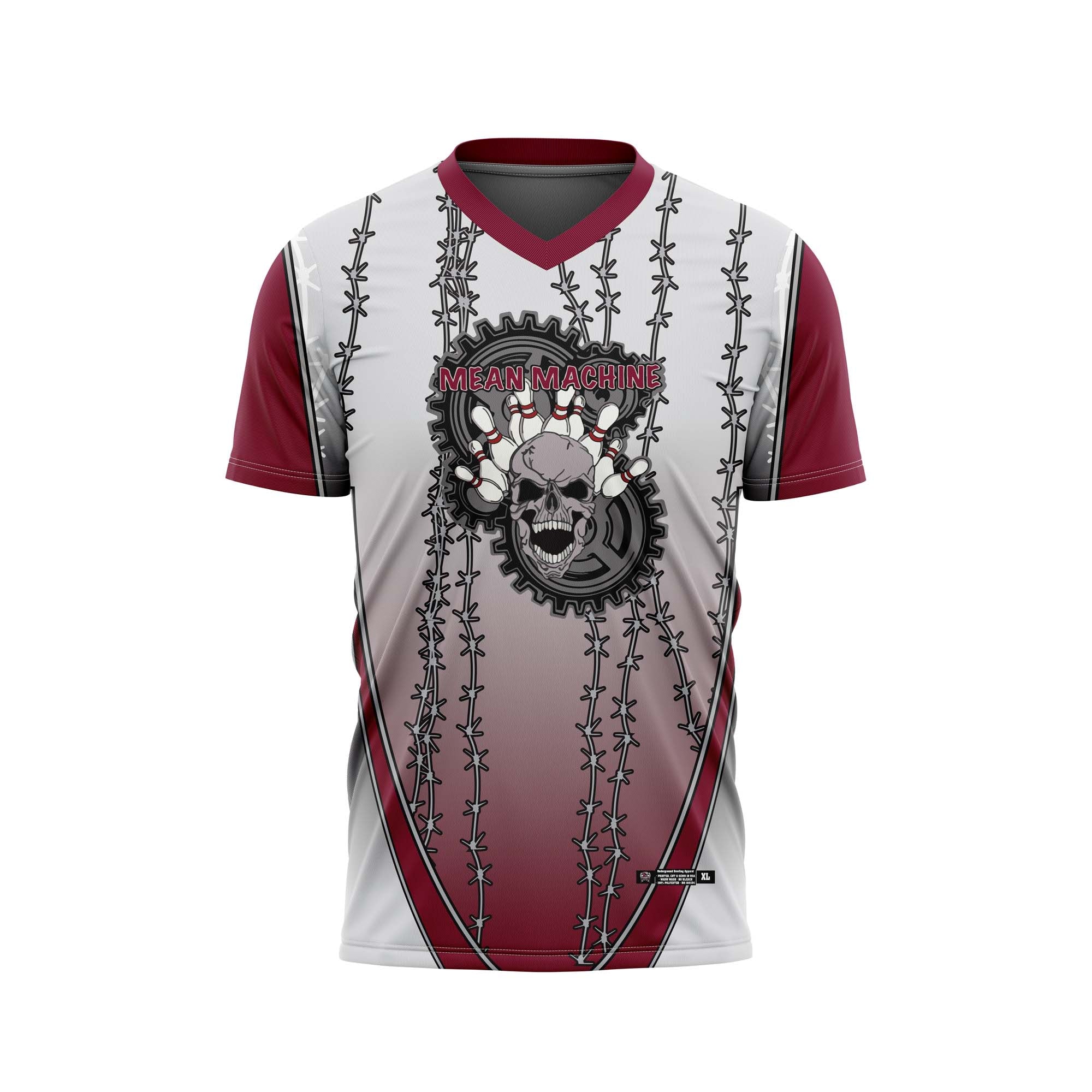 Mean Machine Red Silver Jersey