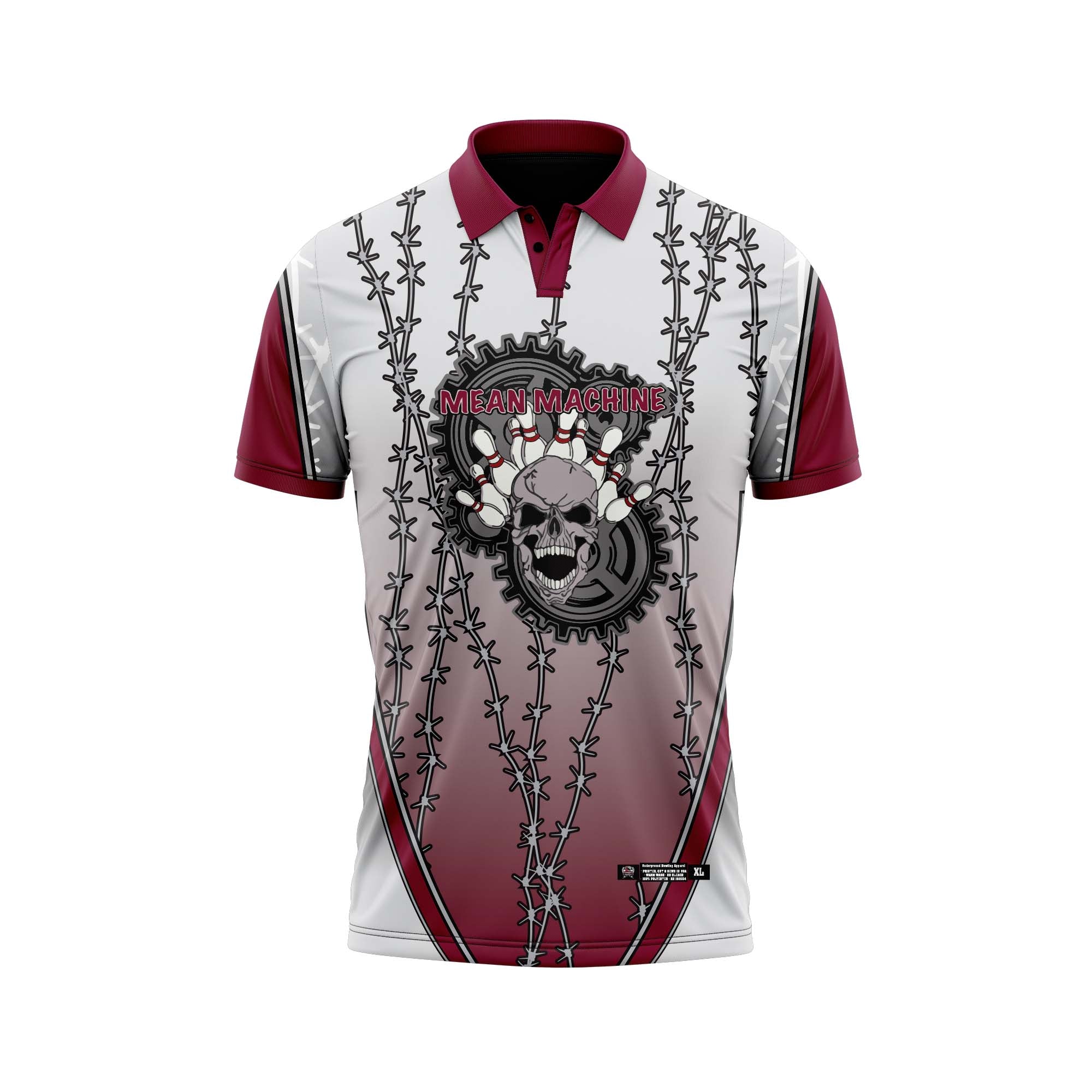 Mean Machine Red Silver Jersey