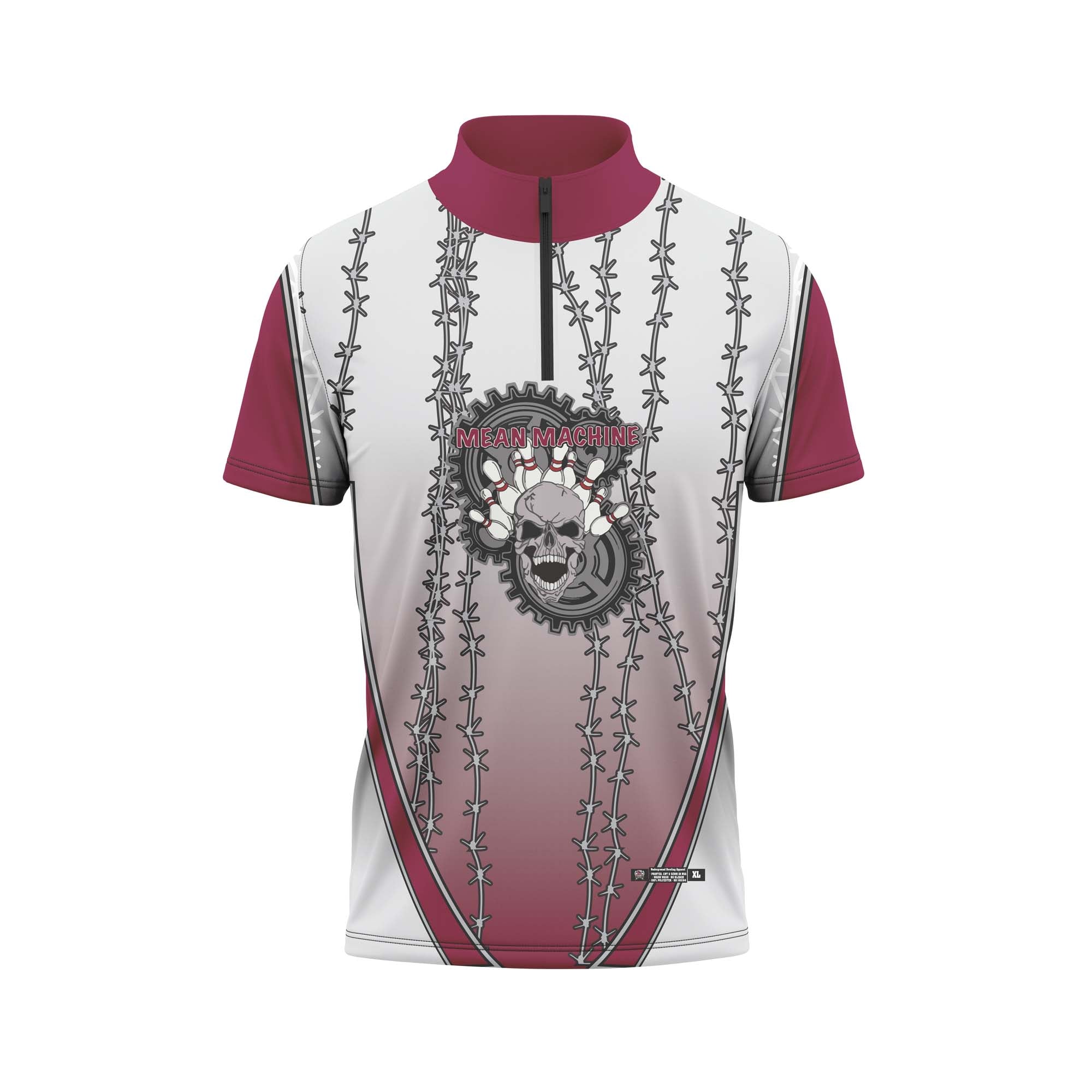 Mean Machine Red Silver Jersey