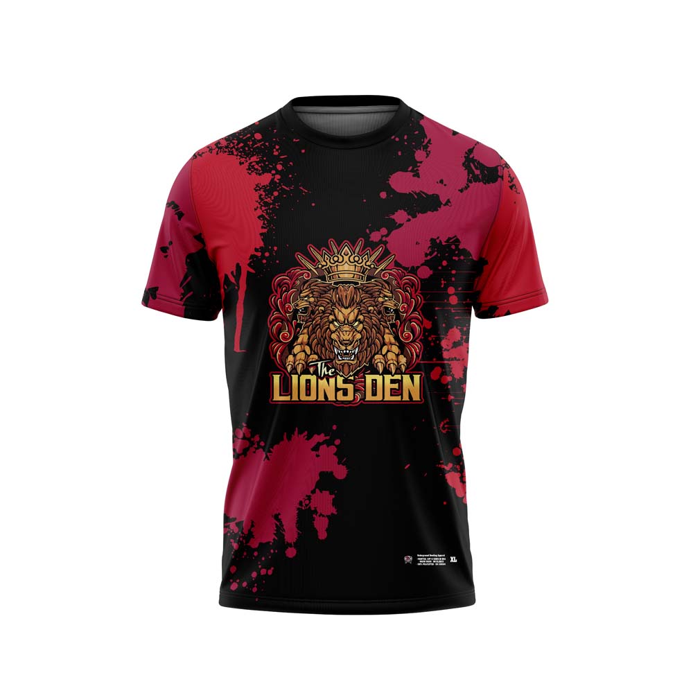 The Lions Den Red Splatter Jerseys