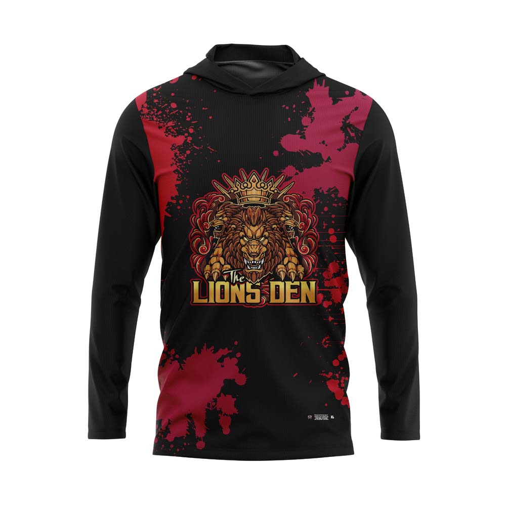 The Lions Den Red Splatter Jerseys
