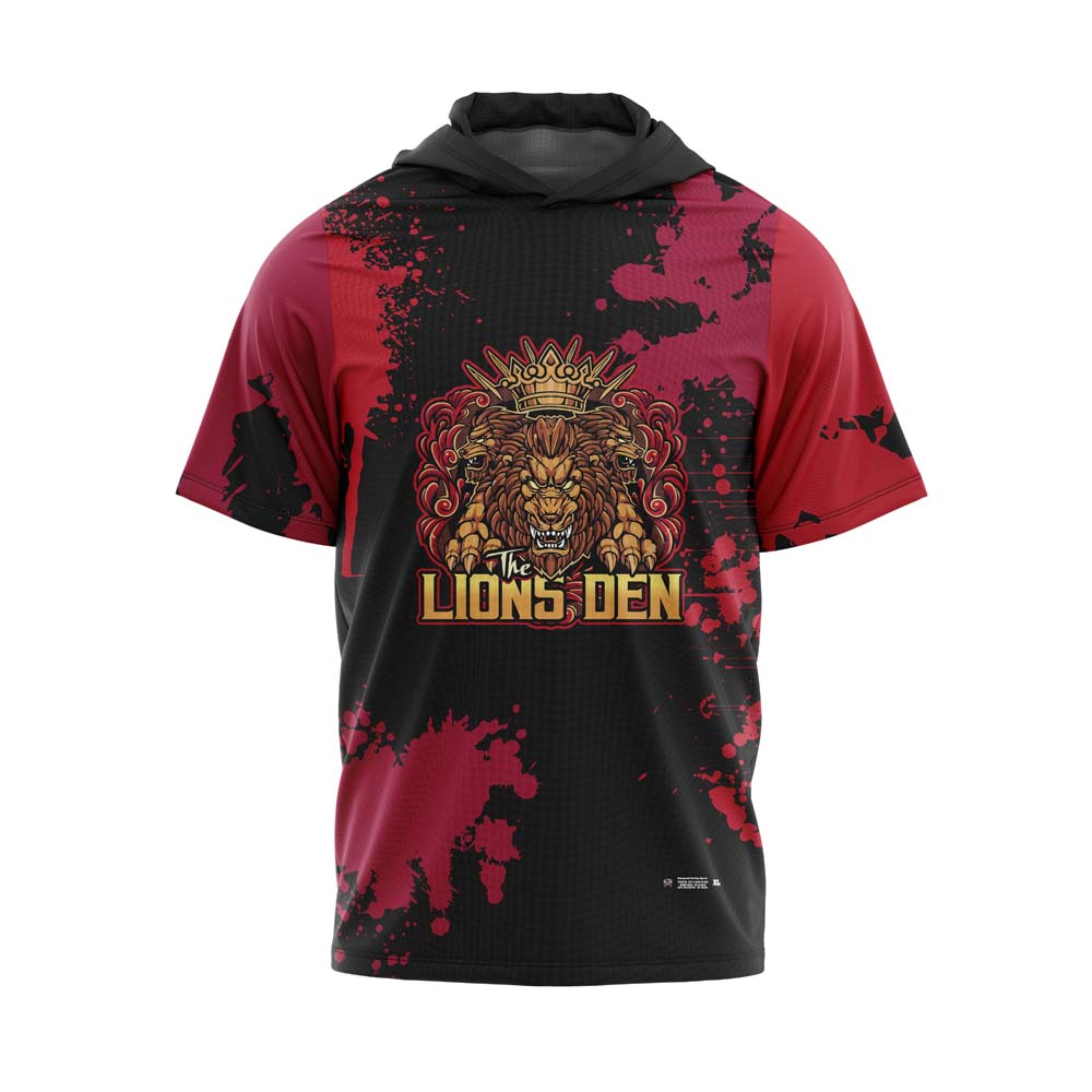 The Lions Den Red Splatter Jerseys