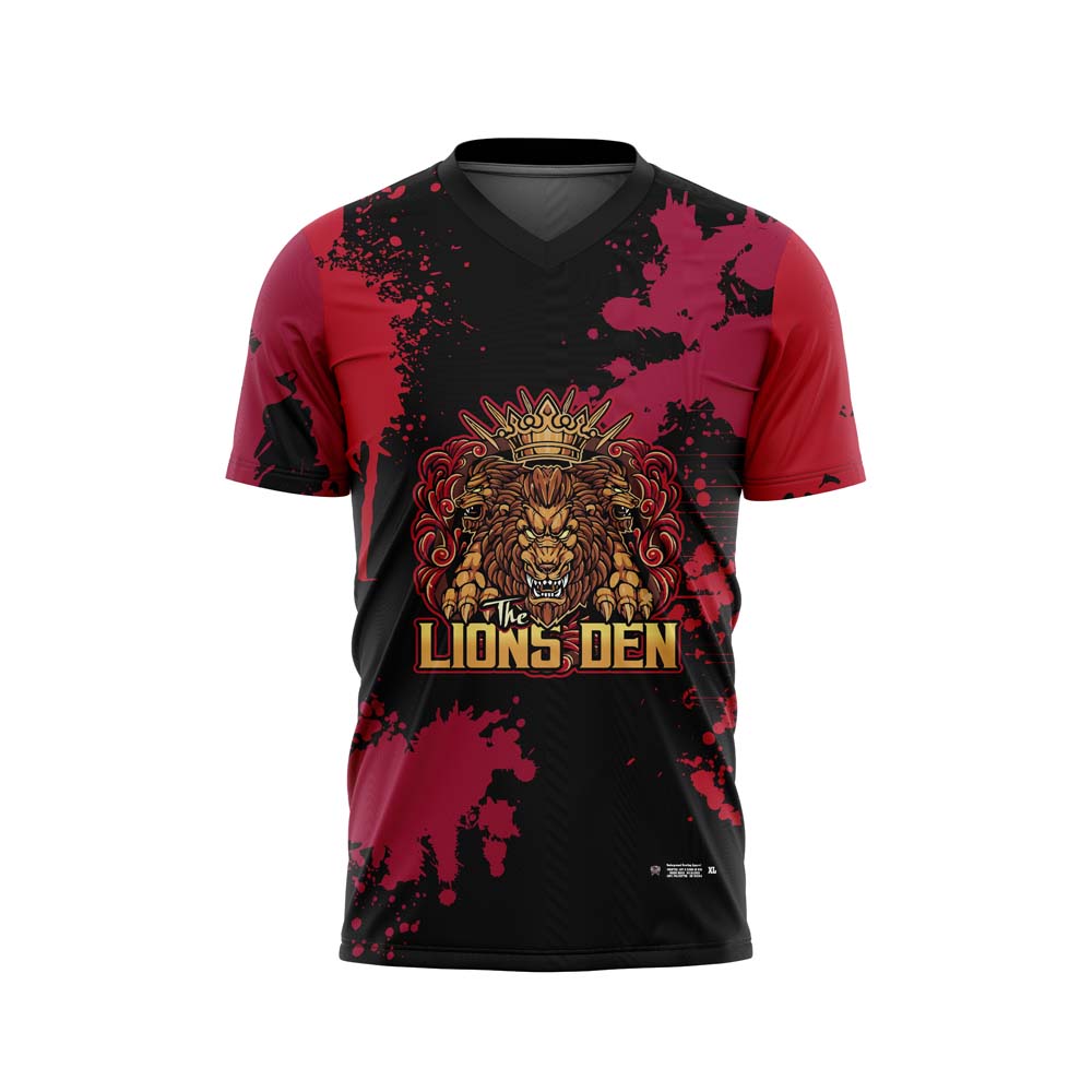 The Lions Den Red Splatter Jerseys