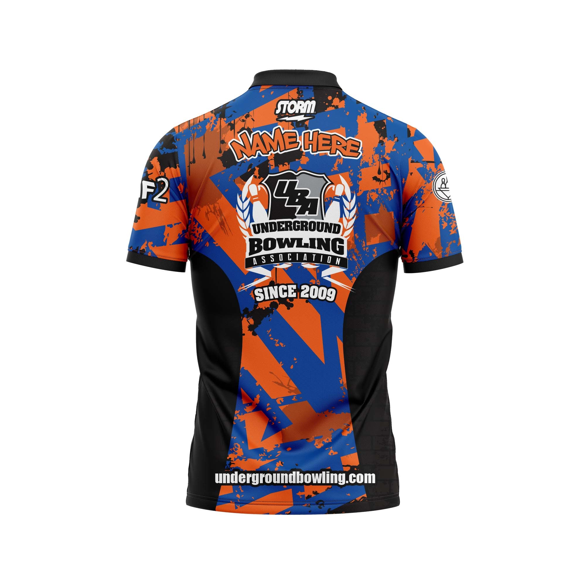 Project Mayhem Royal Orange Black Jersey