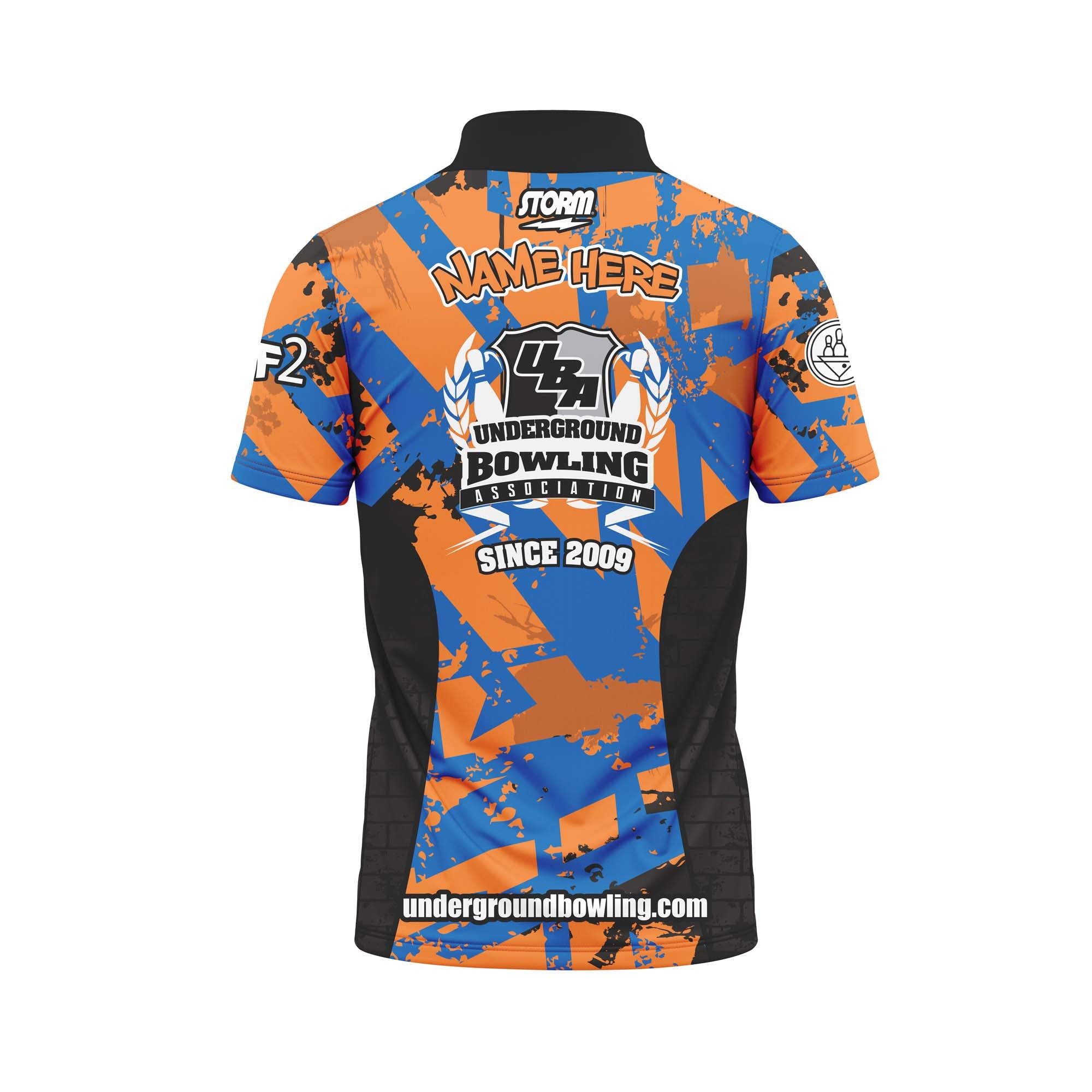 Project Mayhem Royal Orange Black Jersey