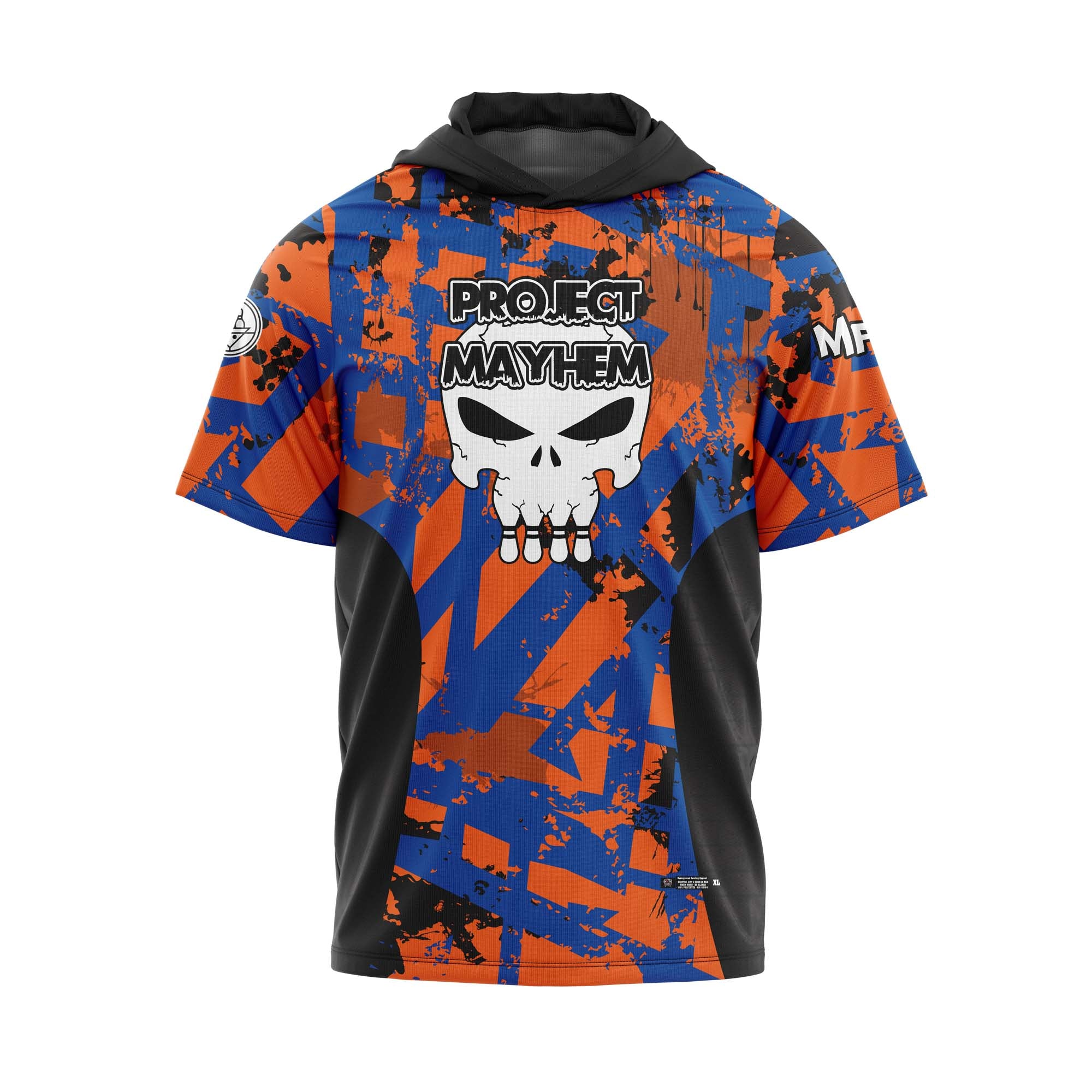 Project Mayhem Royal Orange Black Jersey