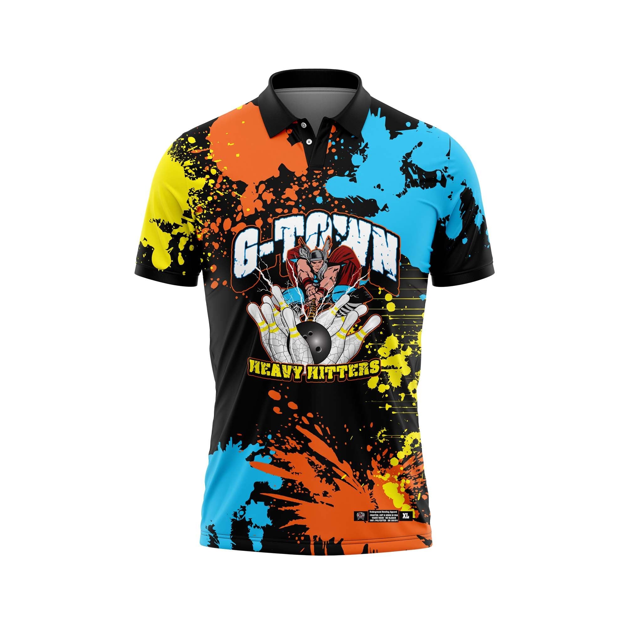 G-Town Heavy Hitters Paint Splatter 110 Jerseys