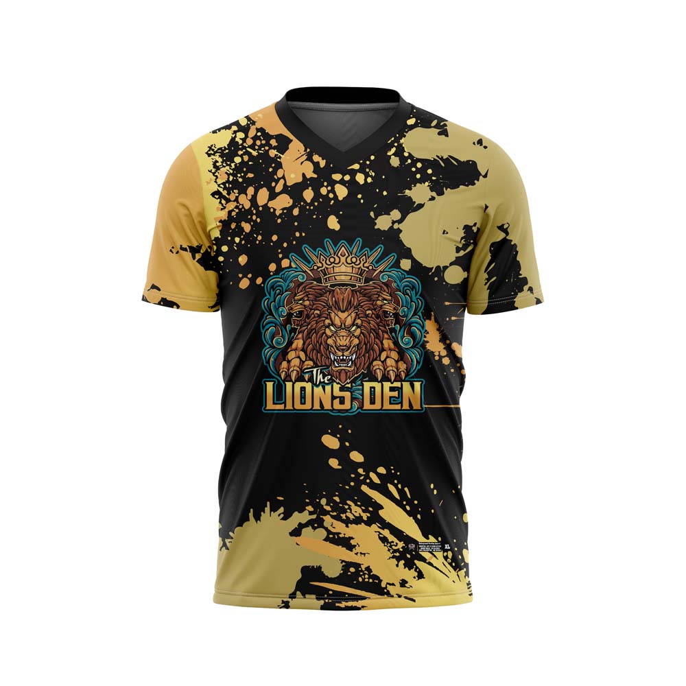 The Lions Den Splatter Gold Jerseys