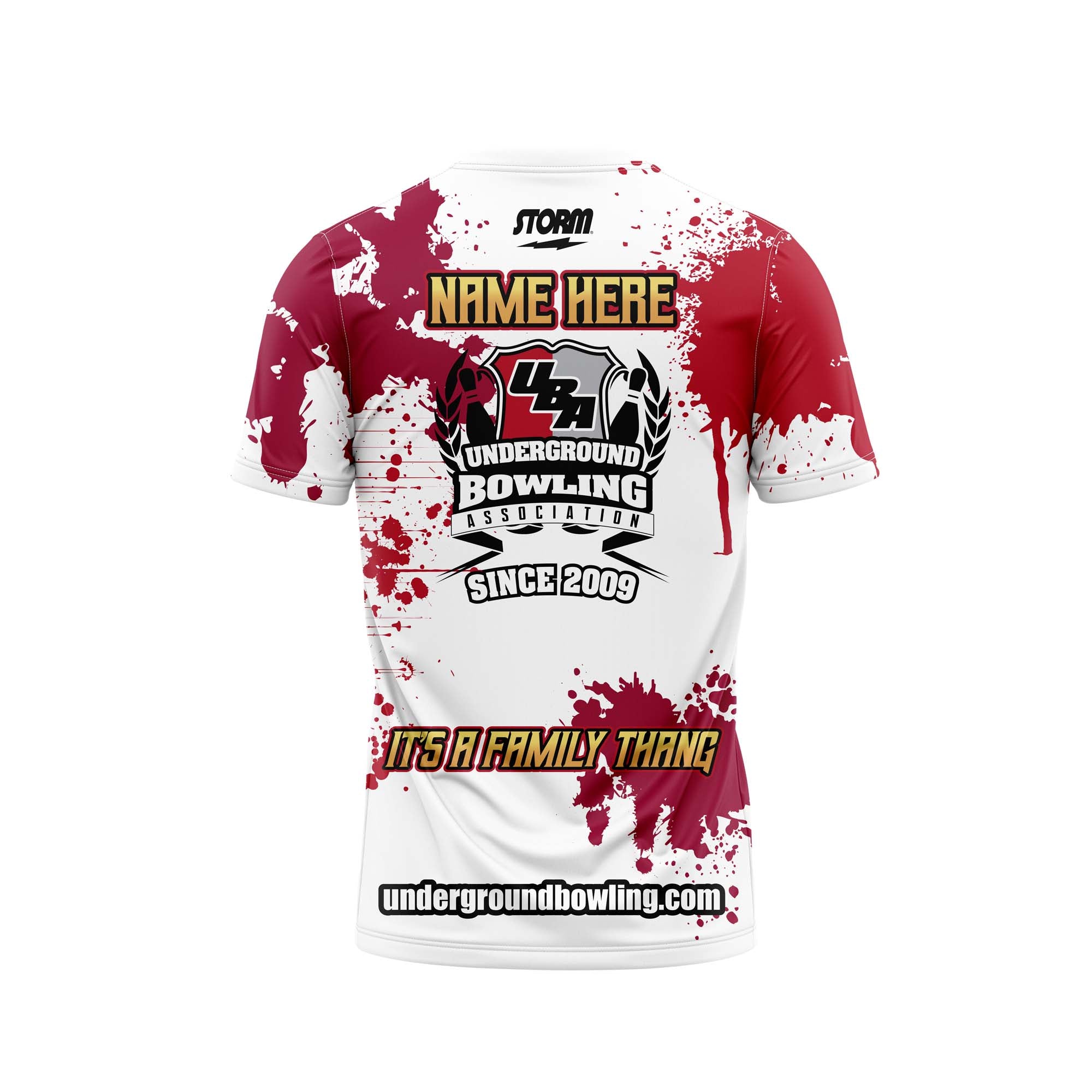 The Lions Den Splatter Red White Jerseys