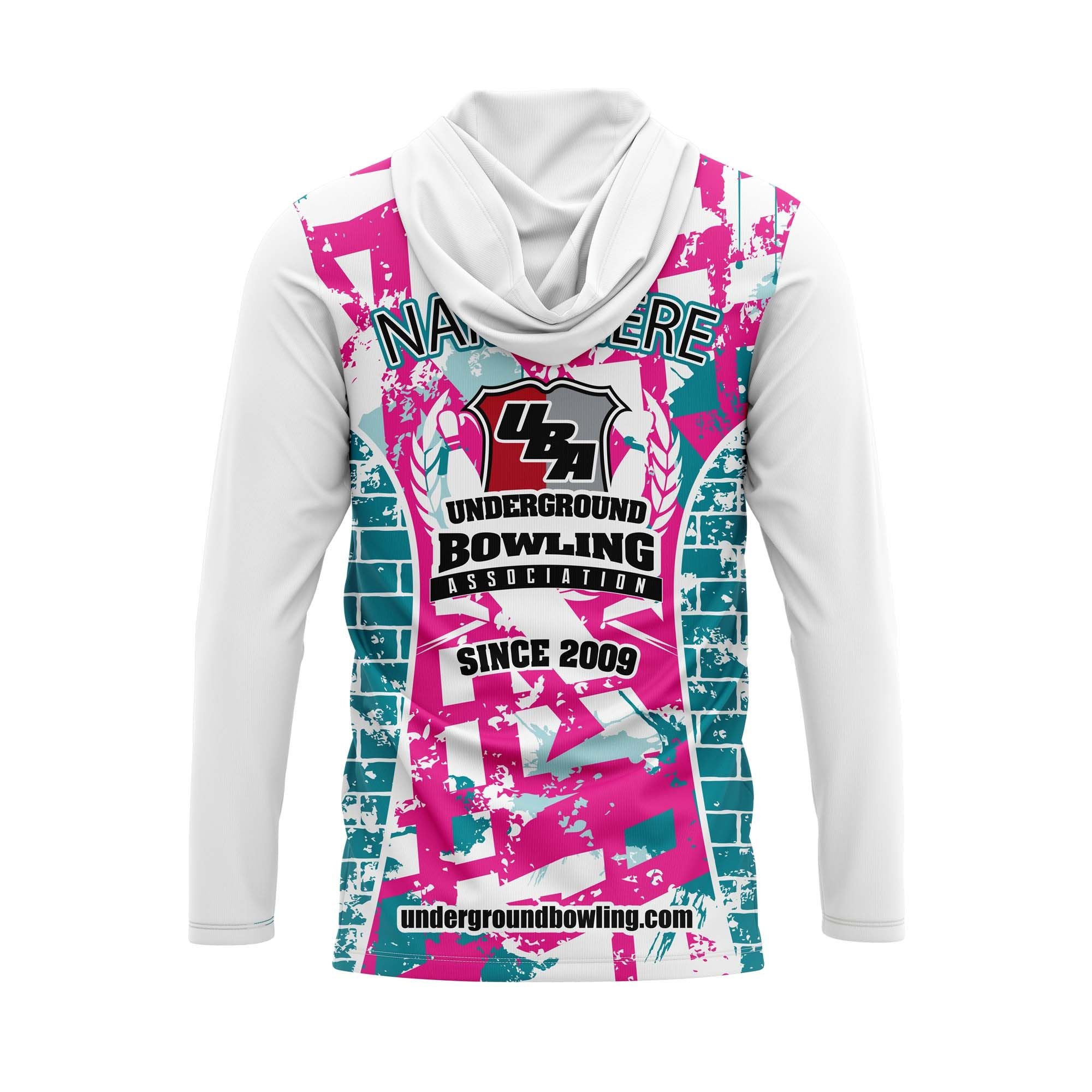 Project Mayhem White Aqua Pink Jersey