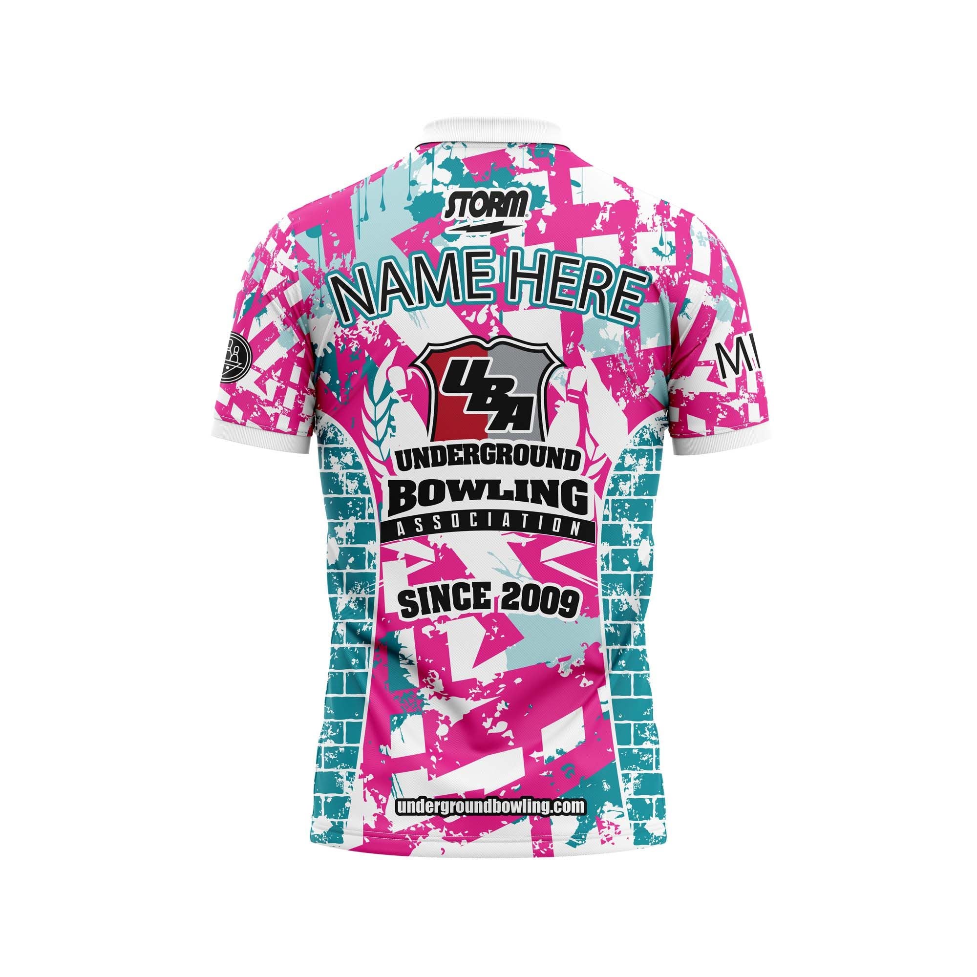 Project Mayhem White Aqua Pink Jersey