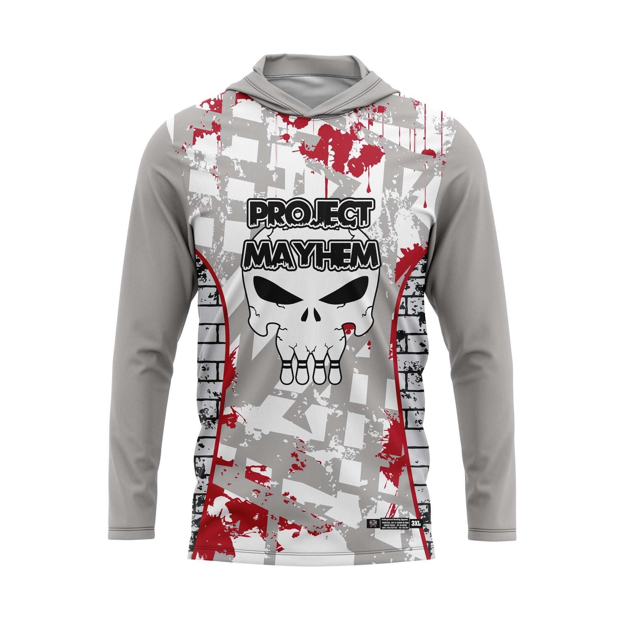 Project Mayhem White Red Jersey