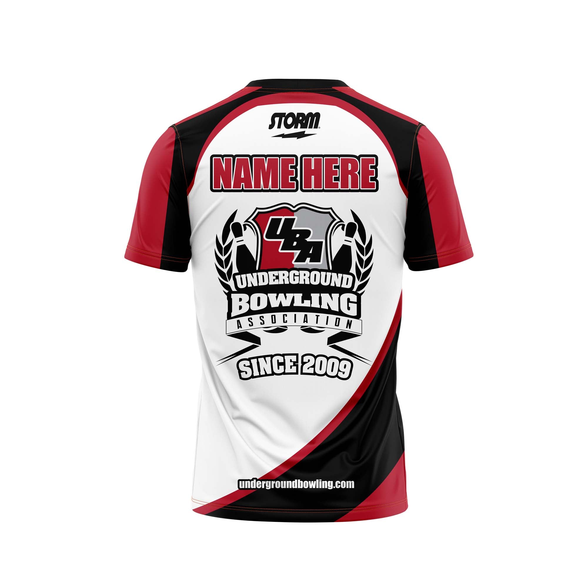 Carolina Rollers White Red Jersey