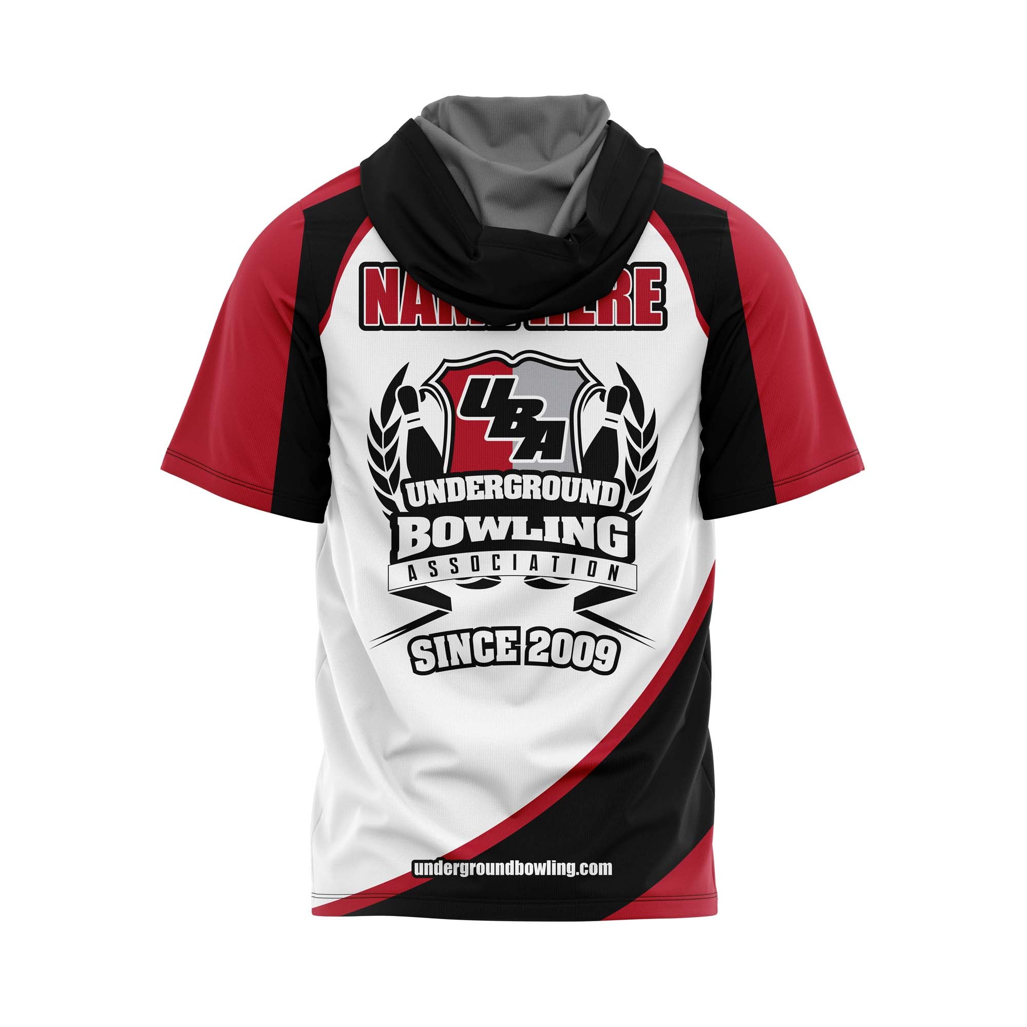 Carolina Rollers White Red Jersey