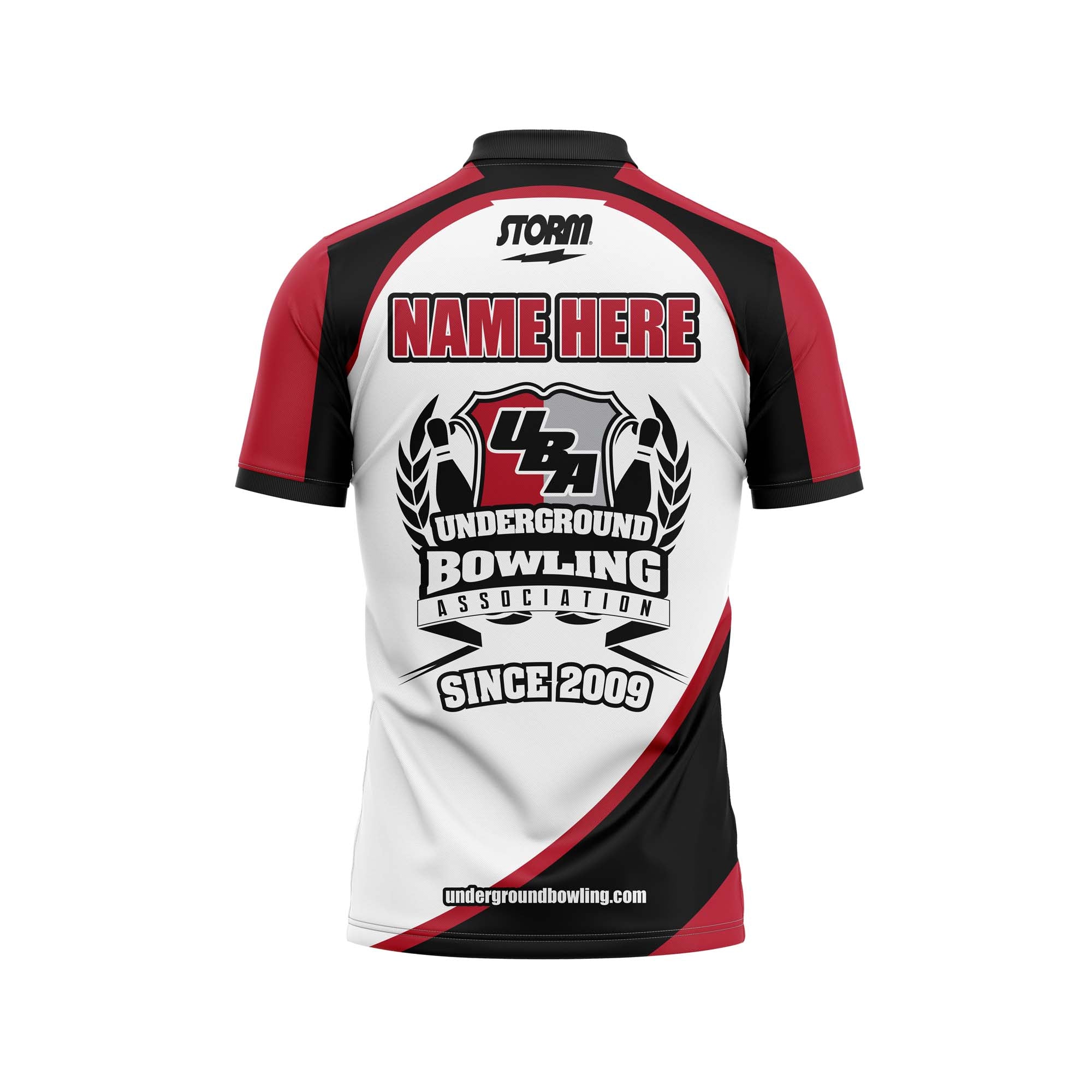 Carolina Rollers White Red Jersey